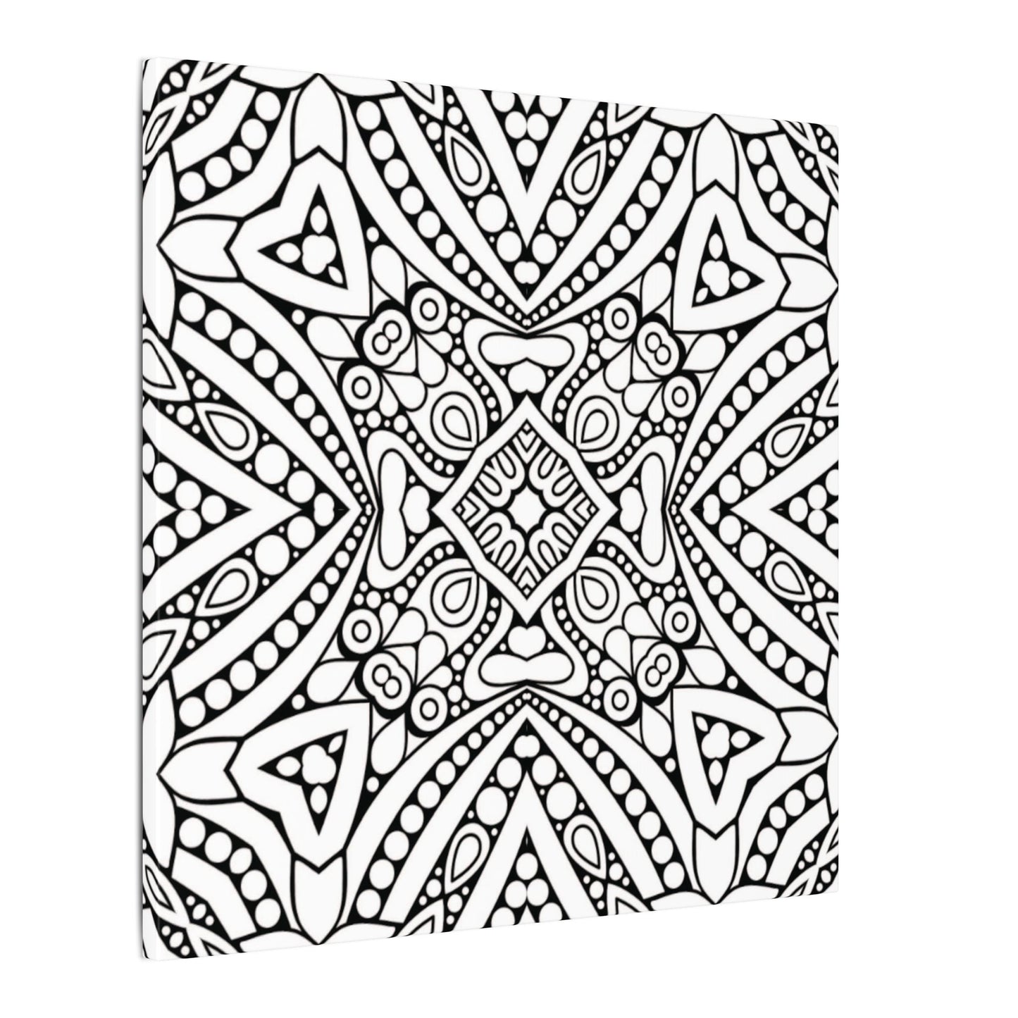 Paint-Your-Own Mandala Canvas Design #44, Stretched, 0.75" (Multi-Size)