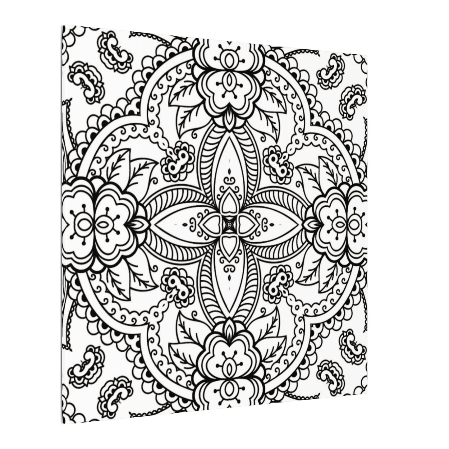 Paint-Your-Own Mandala Canvas Design #42, Stretched, 0.75" (Multi-Size)