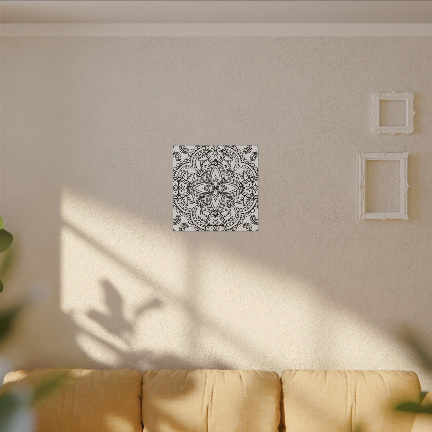 Paint-Your-Own Mandala Canvas Design #42, Stretched, 0.75" (Multi-Size)