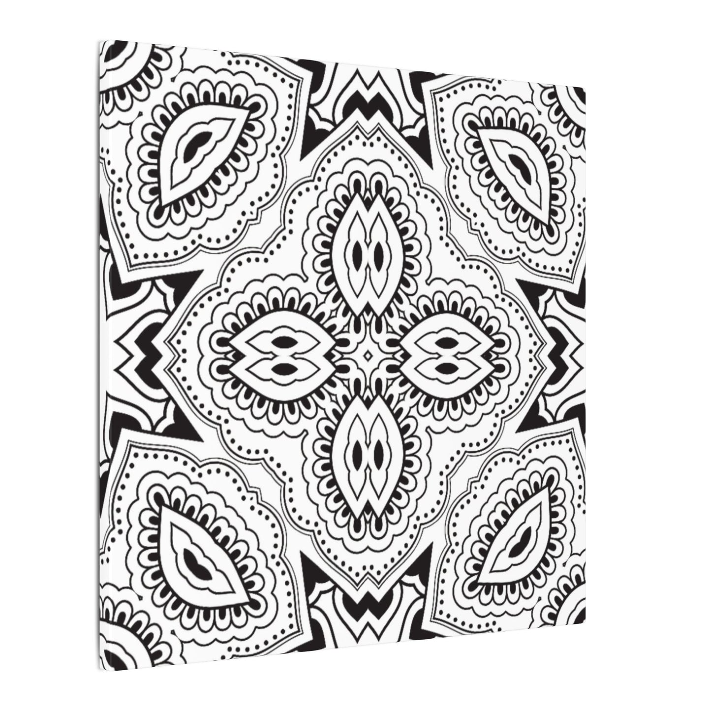 Paint-Your-Own Mandala Canvas Design #36, Stretched, 0.75" (Multi-Size)