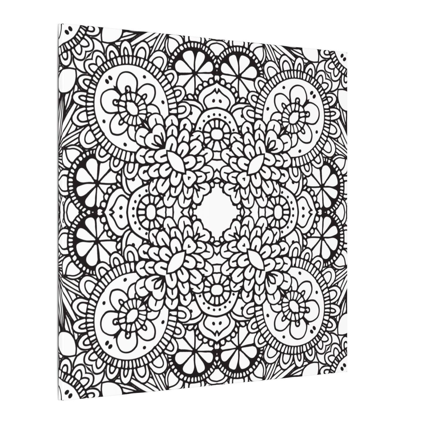 Paint-Your-Own Mandala Canvas Design #33, Stretched, 0.75" (Multi-Size)