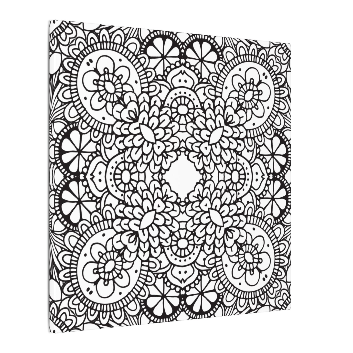 Paint-Your-Own Mandala Canvas Design #33, Stretched, 0.75" (Multi-Size)