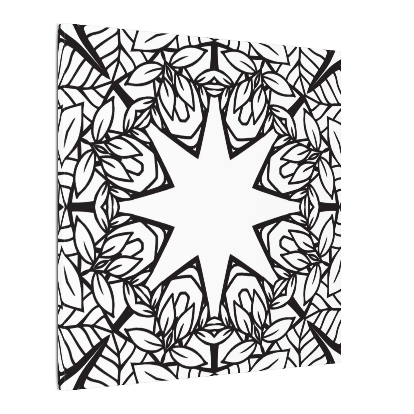 Paint-Your-Own Mandala Canvas Design #3, Stretched, 0.75" (Multi-Size)
