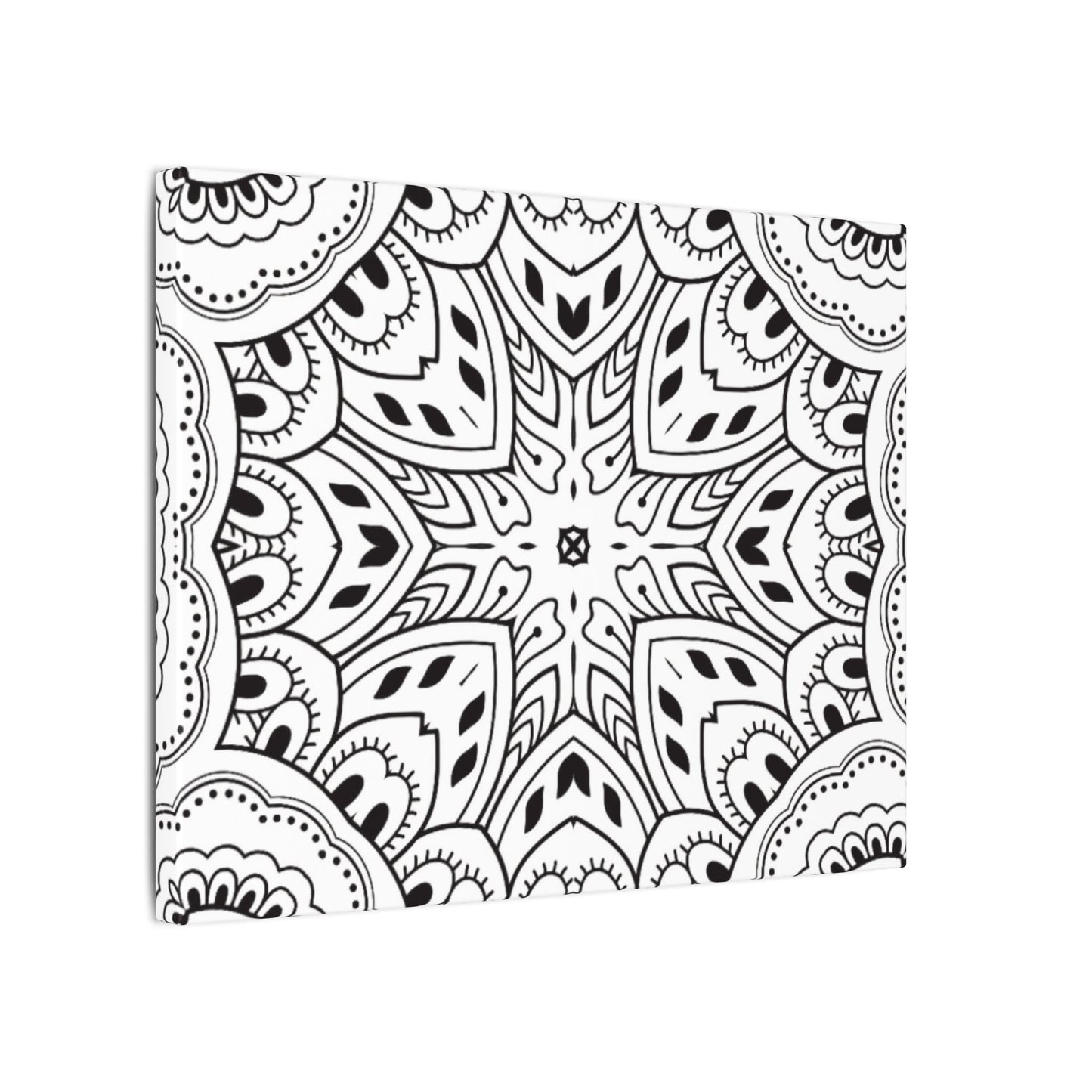 Paint-Your-Own Mandala Canvas Design #5, Stretched, 0.75" (Multi-Size)