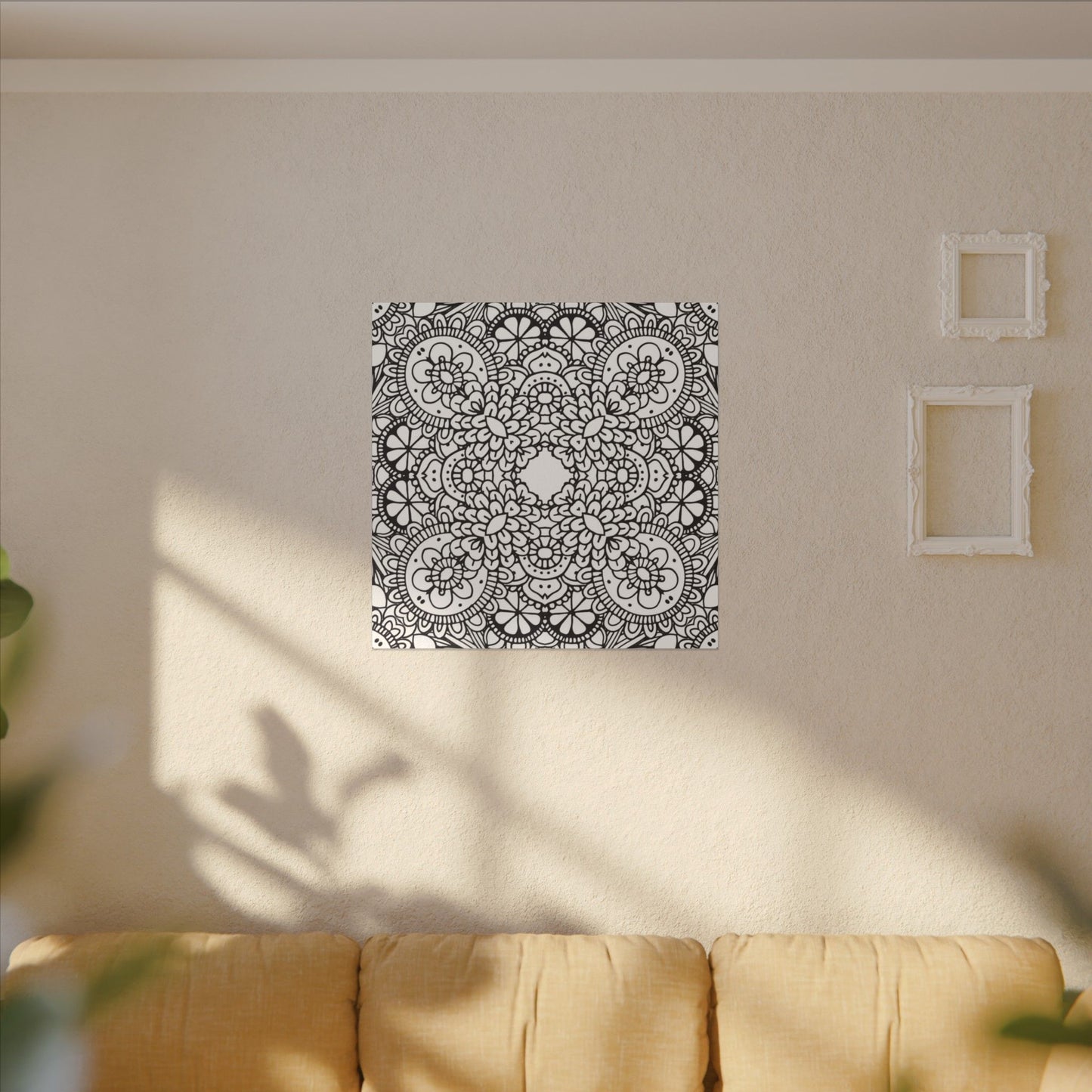 Paint-Your-Own Mandala Canvas Design #33, Stretched, 0.75" (Multi-Size)