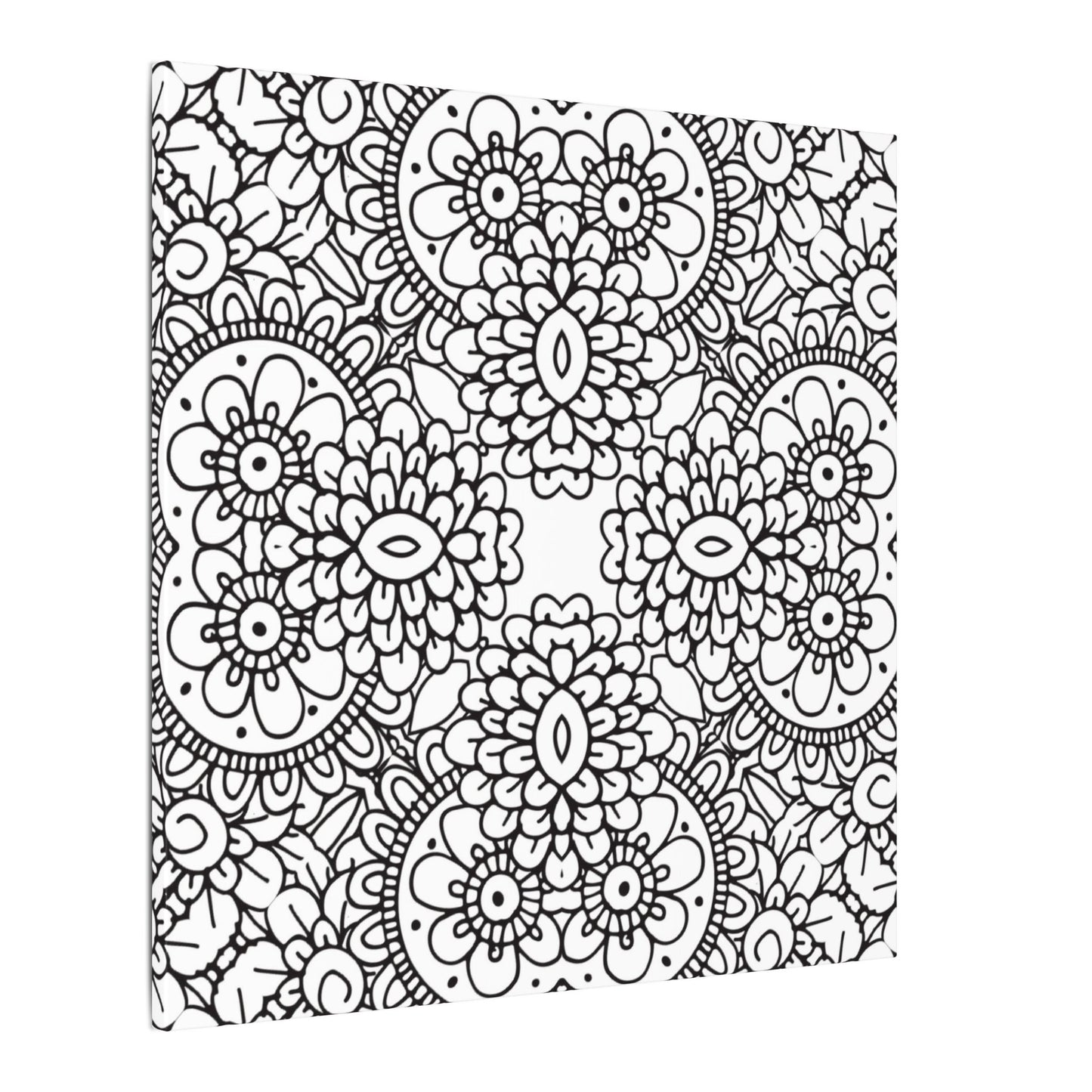 Paint-Your-Own Mandala Canvas Design #11, Stretched, 0.75" (Multi-Size)