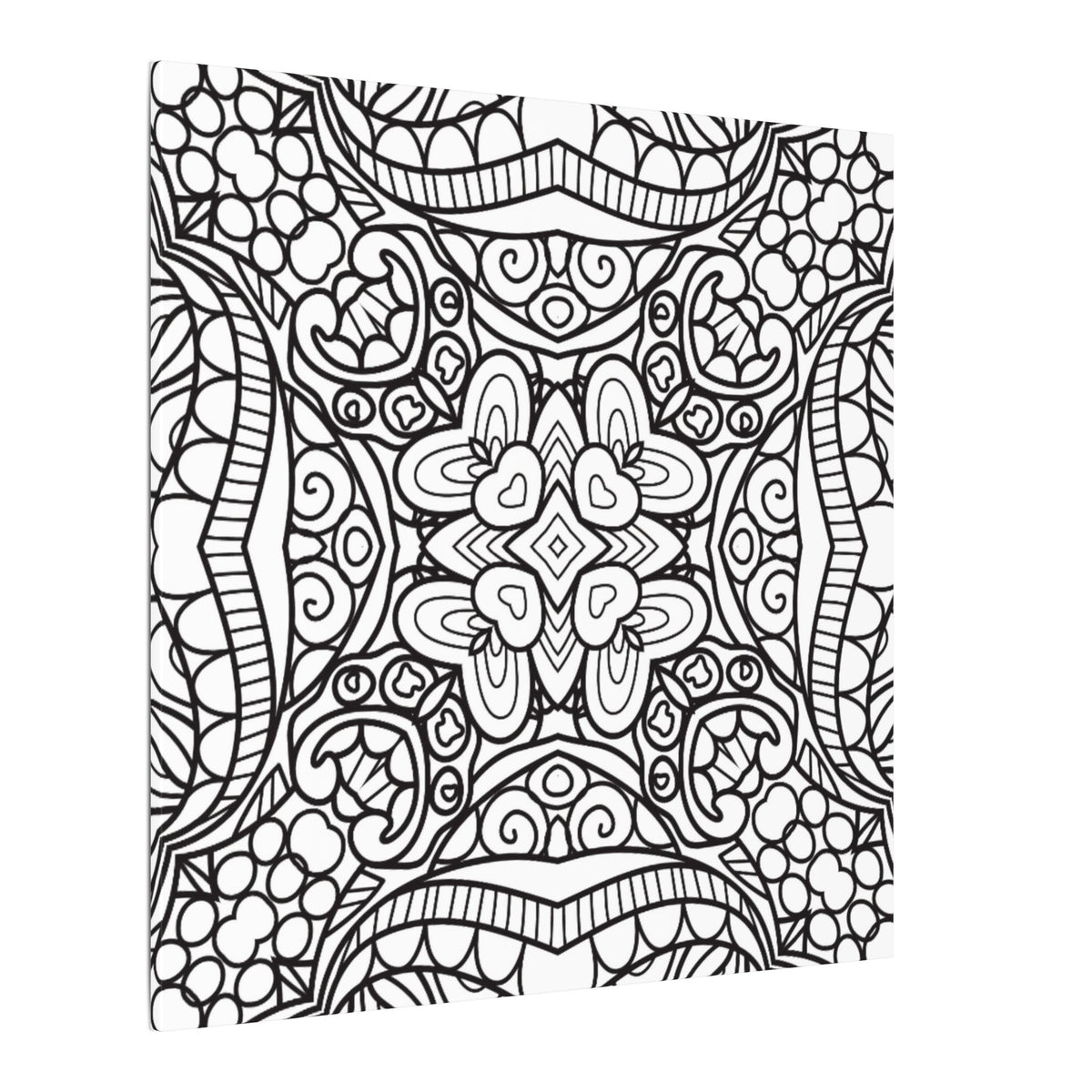 Paint-Your-Own Mandala Canvas Design #26, Stretched, 0.75" (Multi-Size)