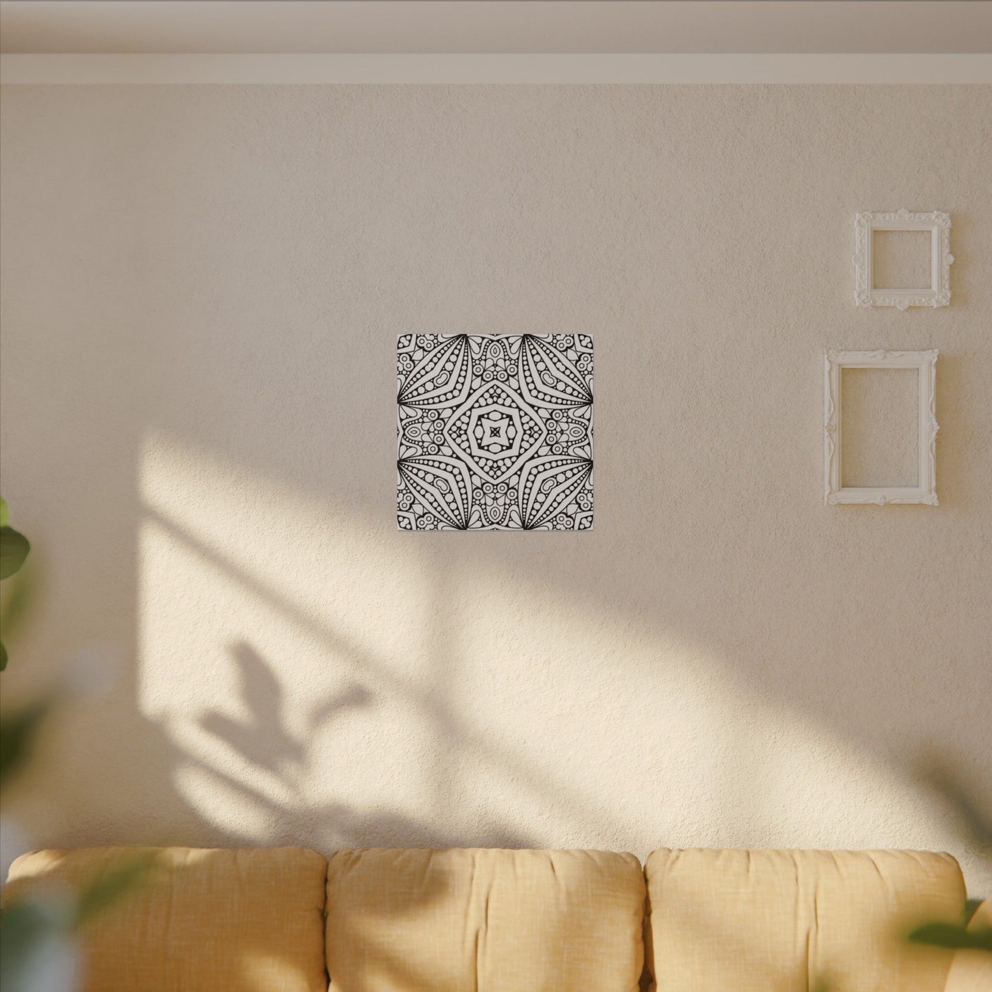 Paint-Your-Own Mandala Canvas Design #39, Stretched, 0.75" (Multi-Size)