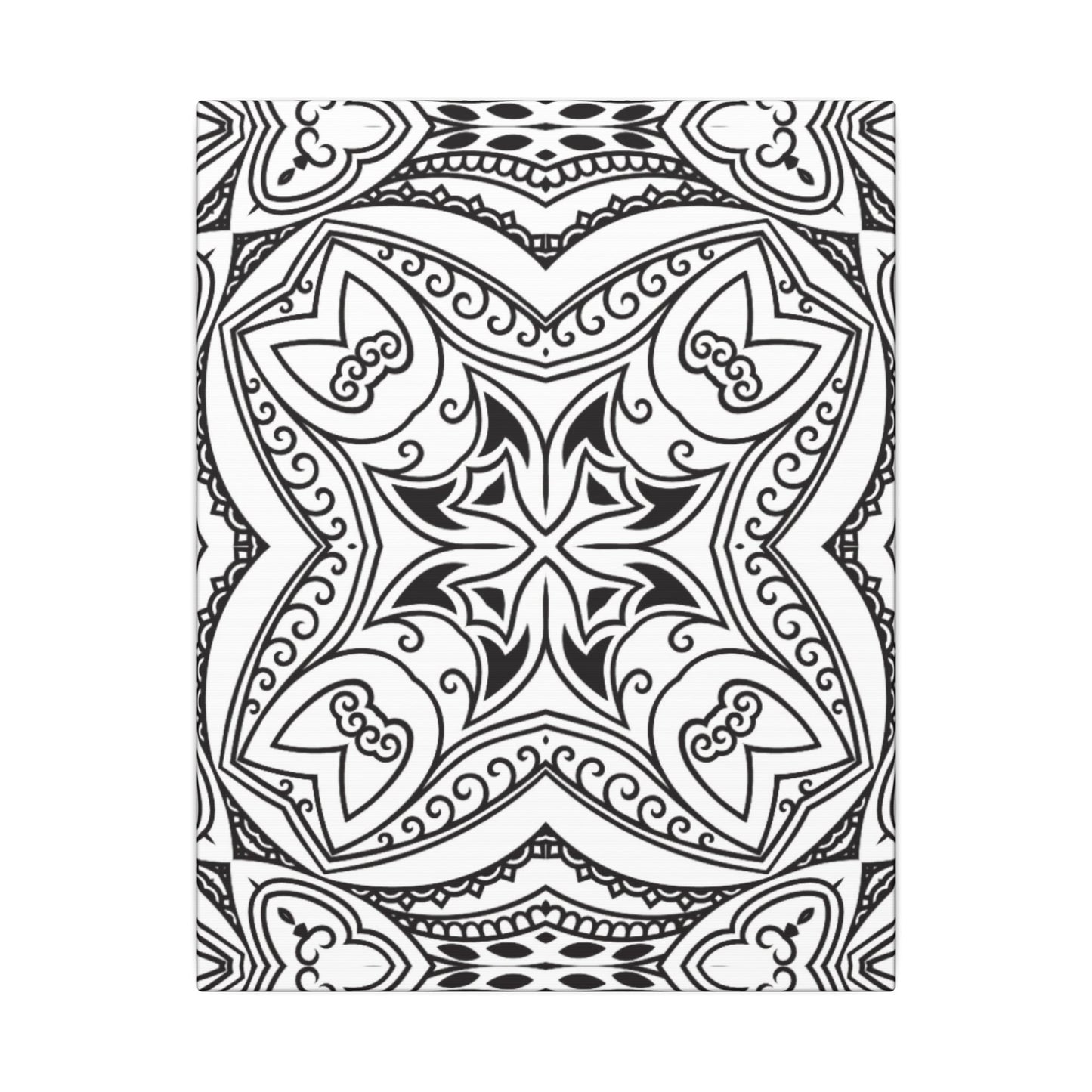 Paint-Your-Own Mandala Canvas Design #13, Stretched, 0.75" (Multi-Size)