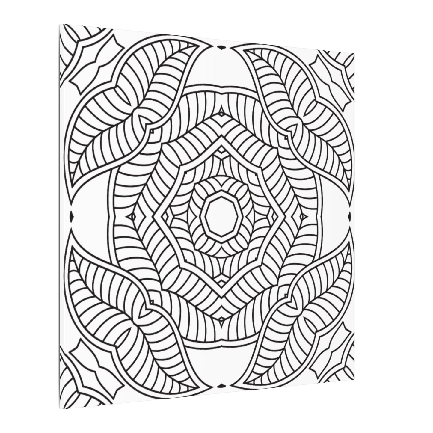 Paint-Your-Own Mandala Canvas Design #31, Stretched, 0.75" (Multi-Size)