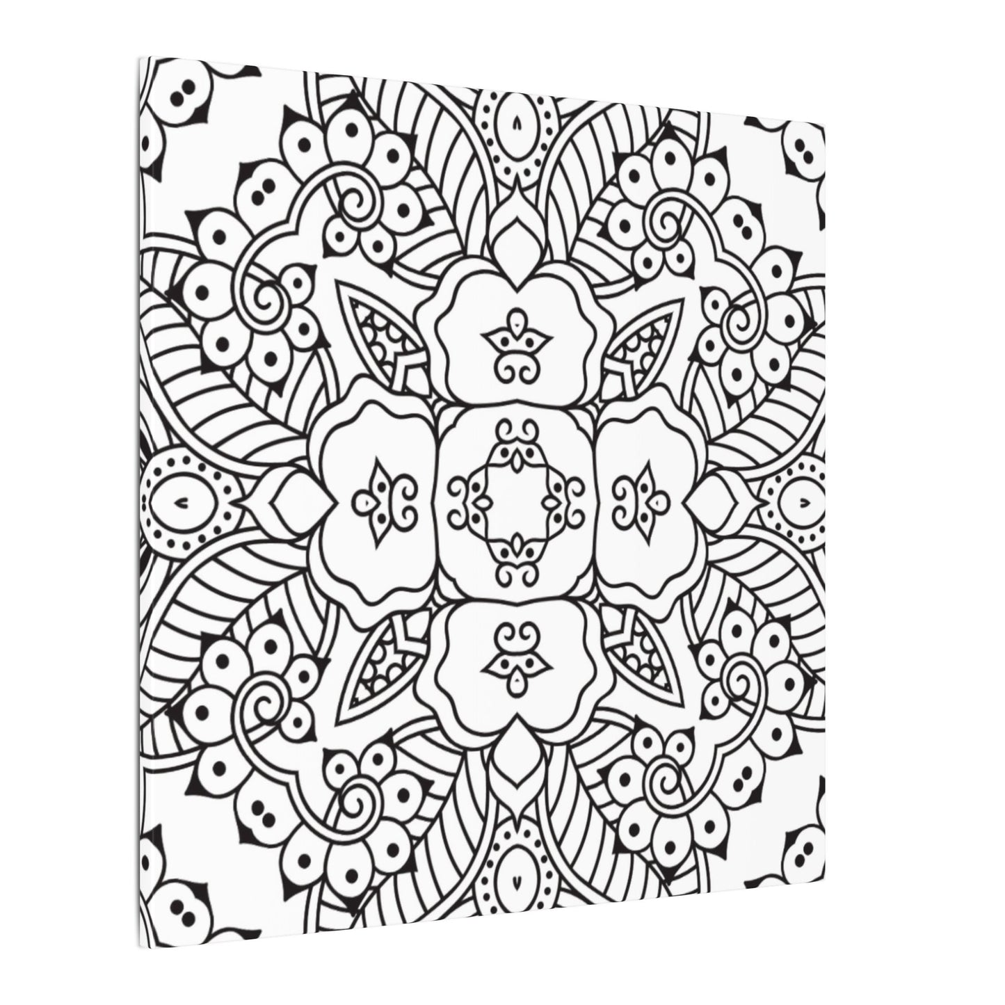 Paint-Your-Own Mandala Canvas Design #15, Stretched, 0.75" (Multi-Size)
