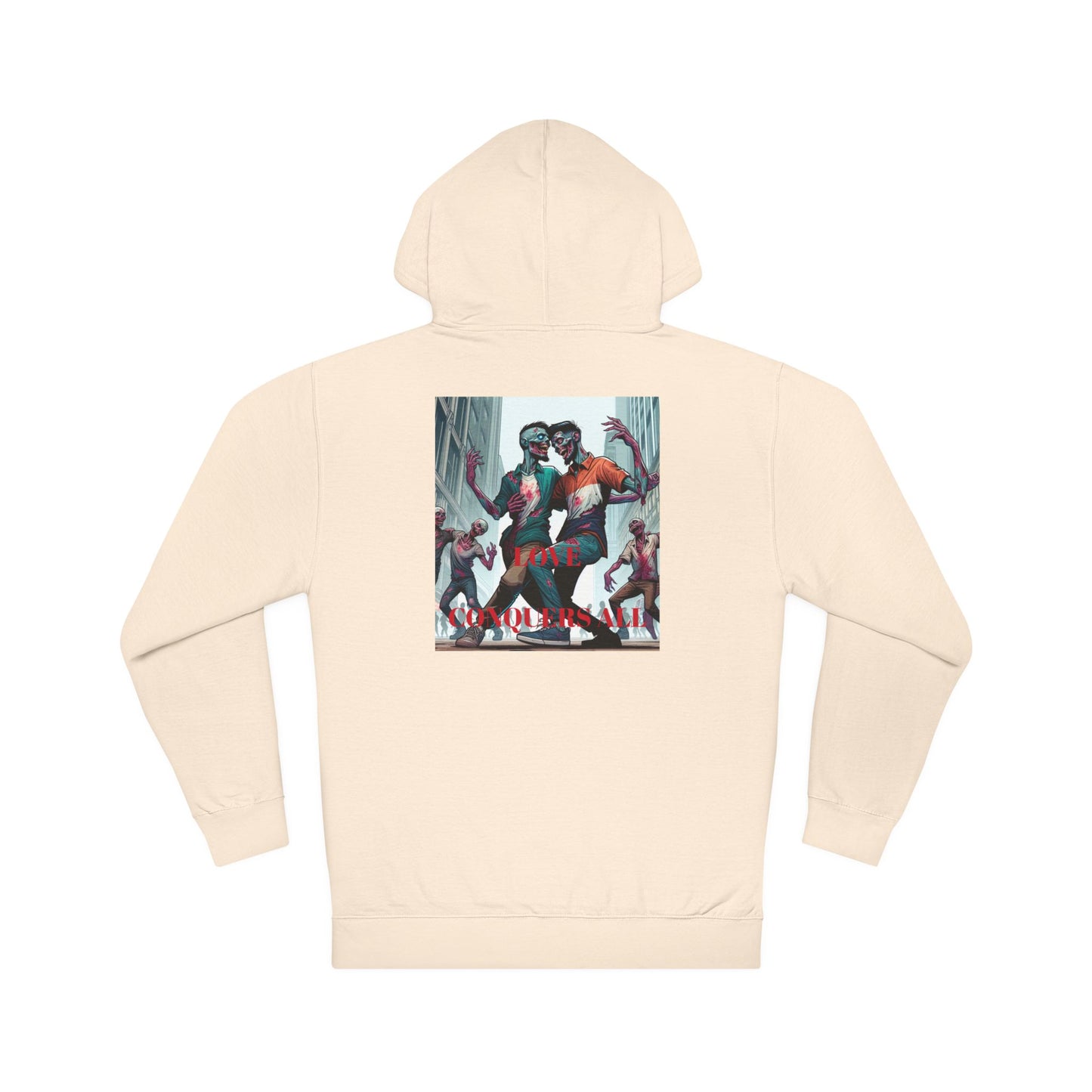 DECODED | LOVE CONQUERS ALL | Unisex Hooded Sweatshirt