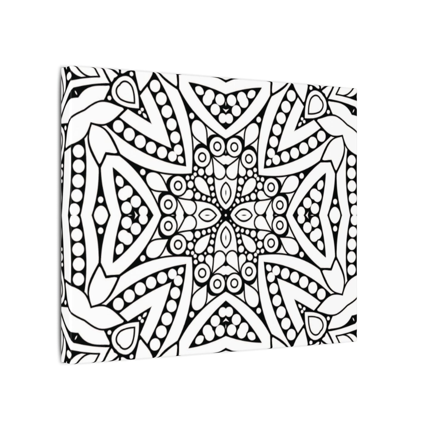 Paint-Your-Own Mandala Canvas Design #50, Stretched, 0.75" (Multi-Size)