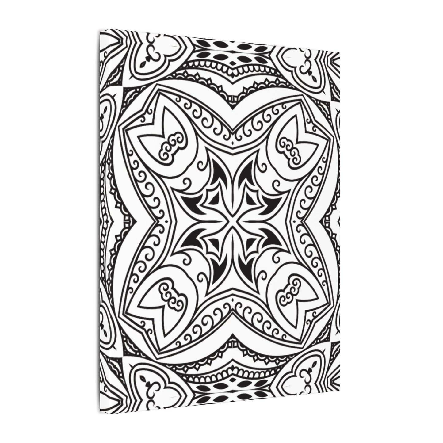 Paint-Your-Own Mandala Canvas Design #13, Stretched, 0.75" (Multi-Size)