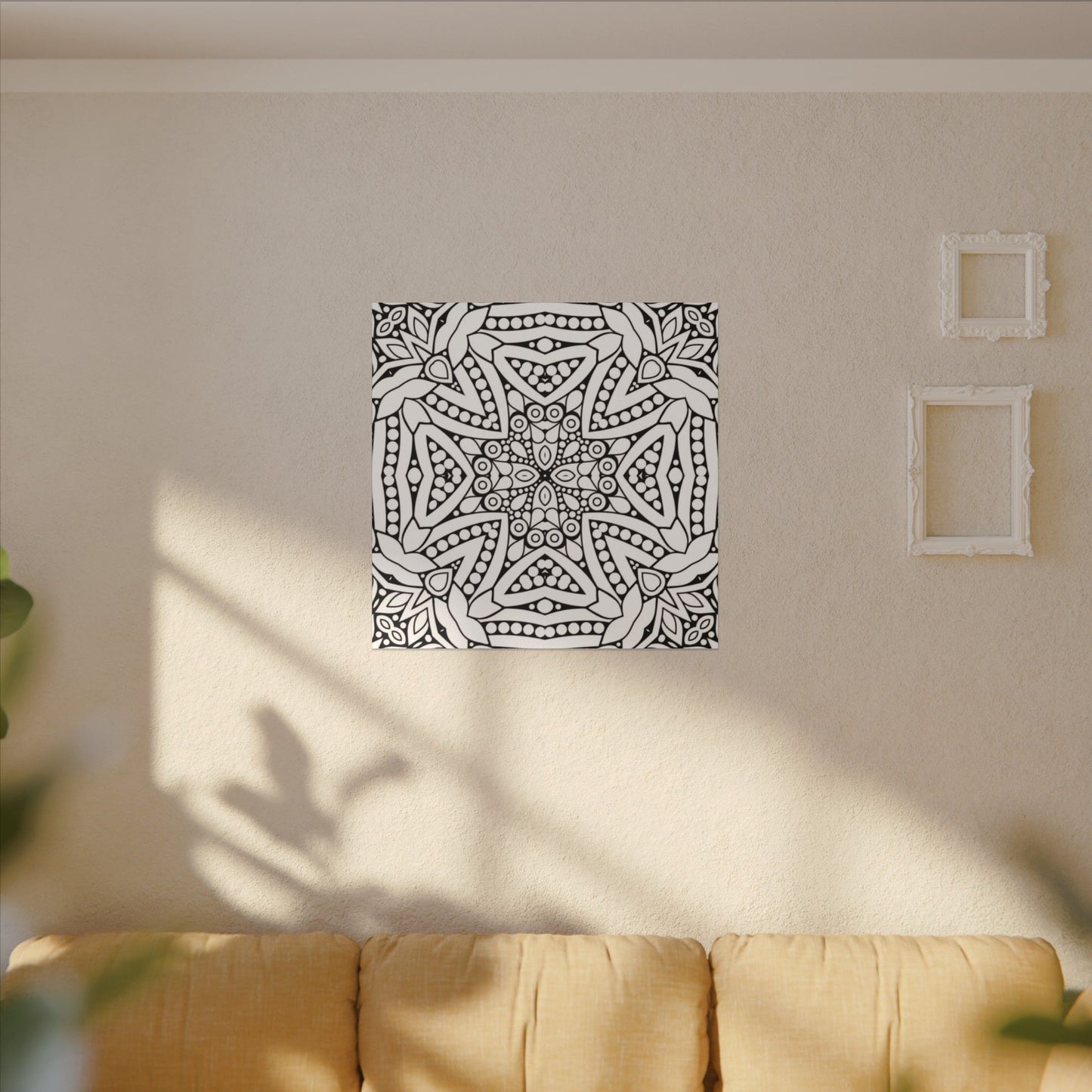 Paint-Your-Own Mandala Canvas Design #50, Stretched, 0.75" (Multi-Size)