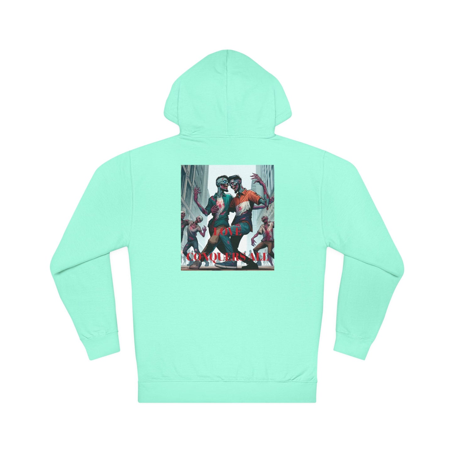 DECODED | LOVE CONQUERS ALL | Unisex Hooded Sweatshirt