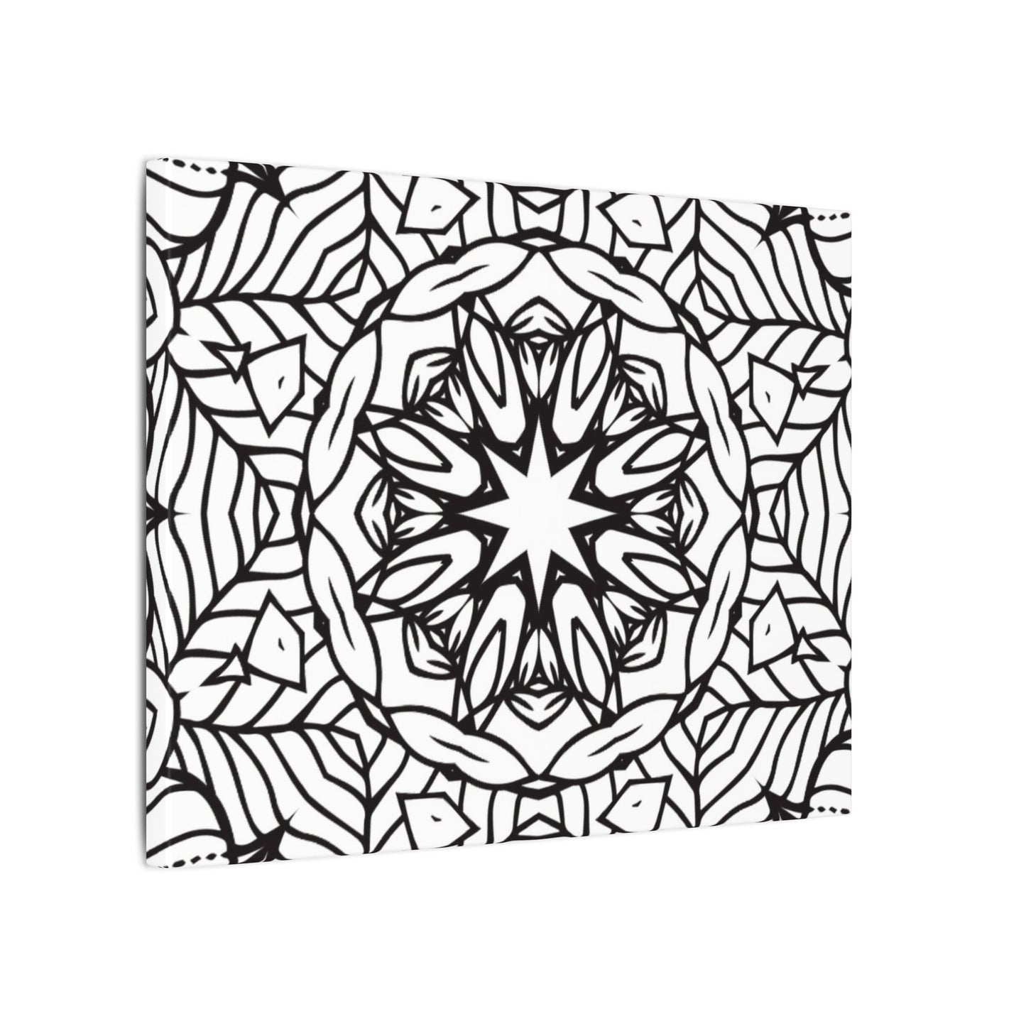 Paint-Your-Own Mandala Canvas Design #20, Stretched, 0.75" (Multi-Size)