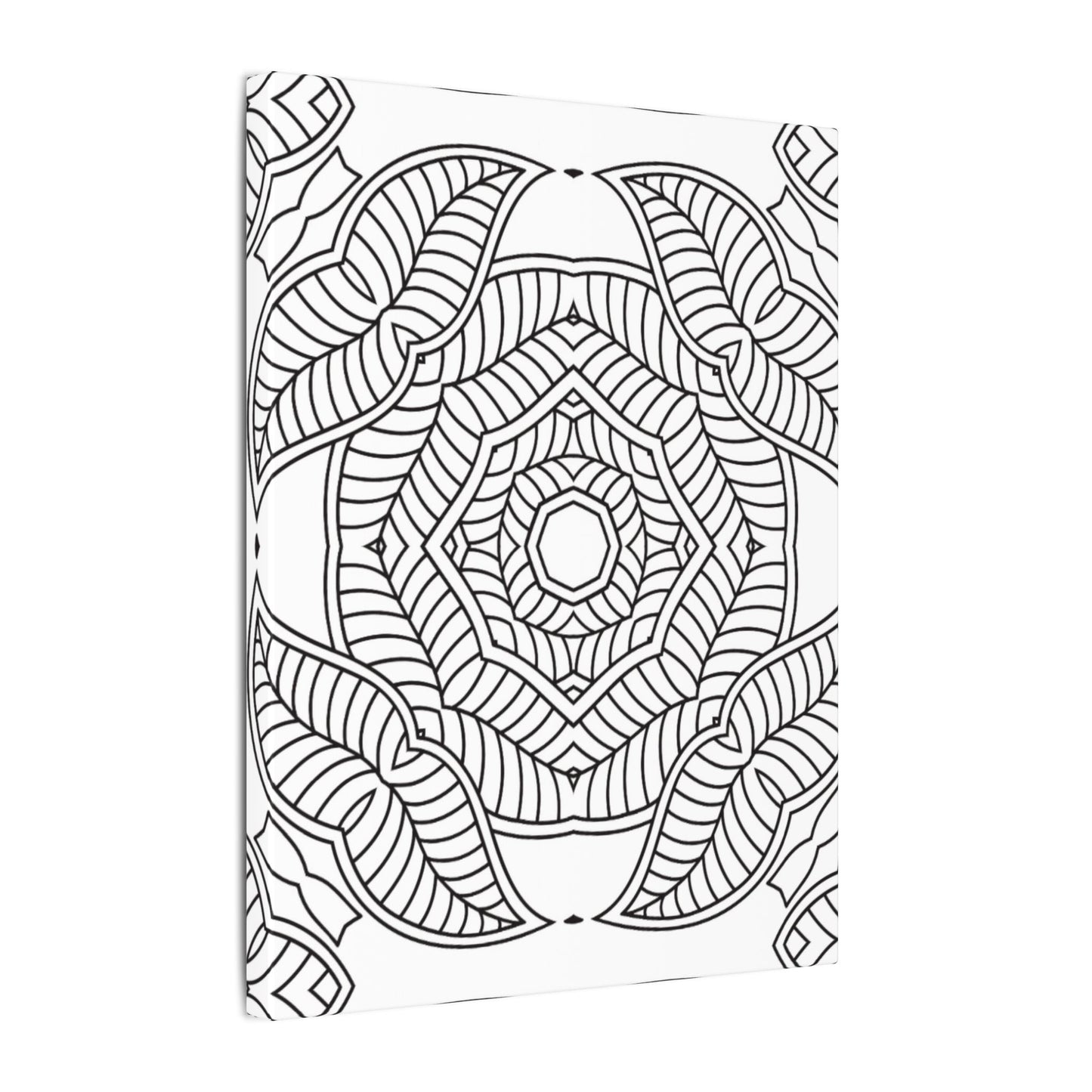 Paint-Your-Own Mandala Canvas Design #31, Stretched, 0.75" (Multi-Size)