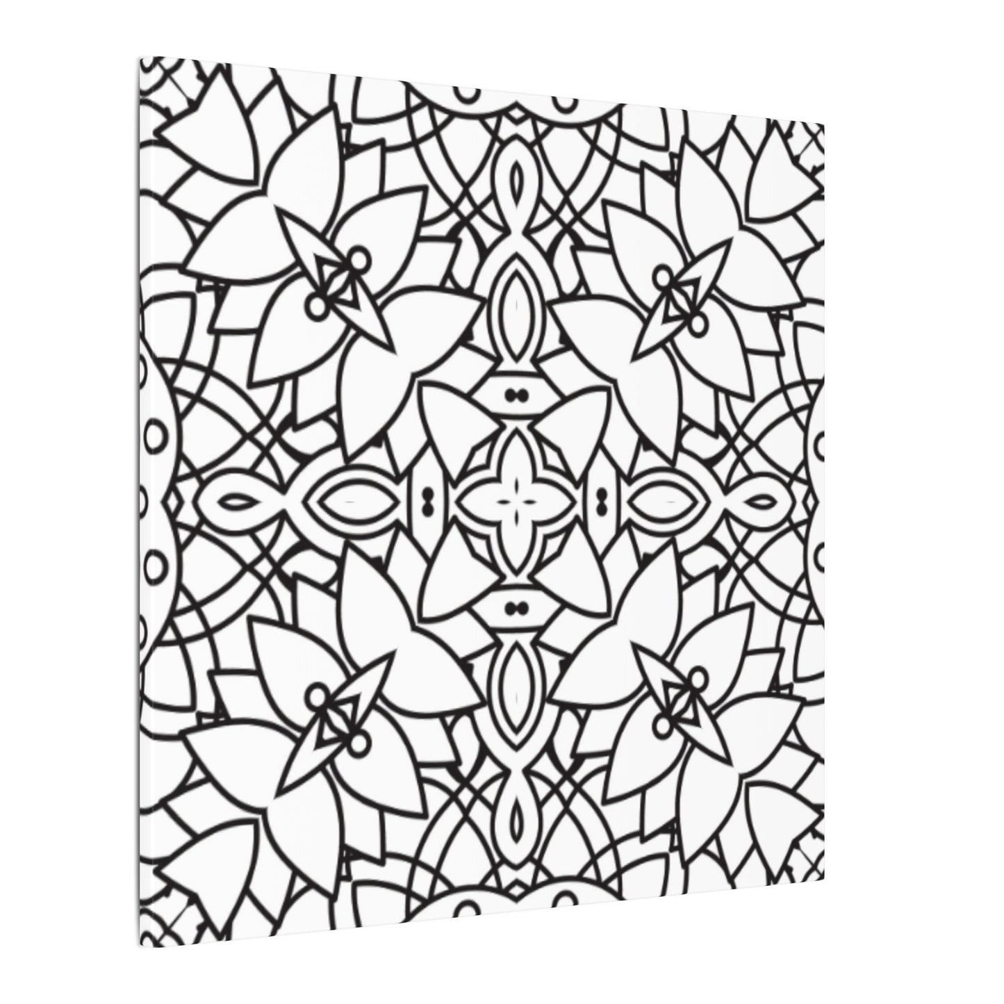 Paint-Your-Own Mandala Canvas Design #2, Stretched, 0.75" (Multi-Size)