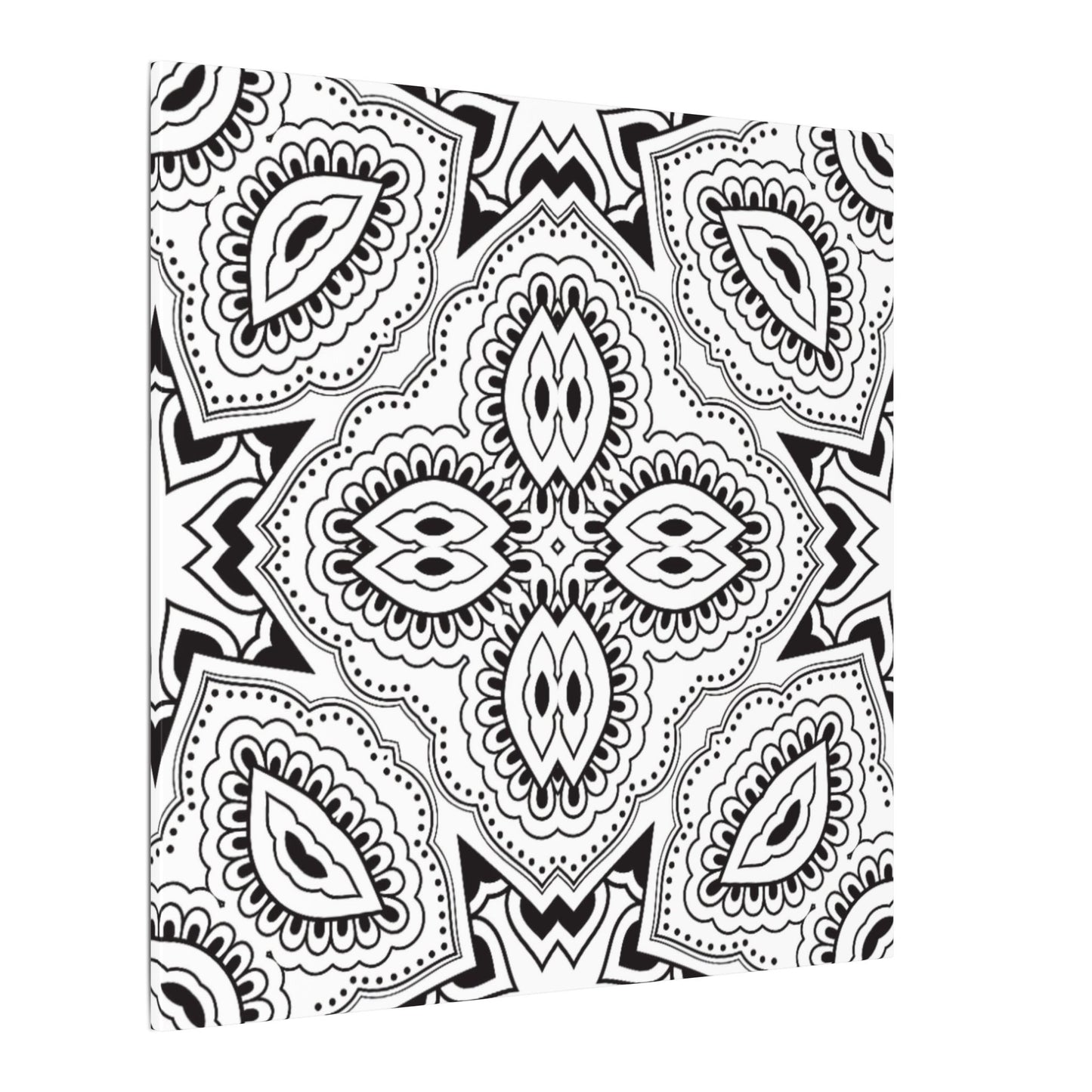 Paint-Your-Own Mandala Canvas Design #36, Stretched, 0.75" (Multi-Size)