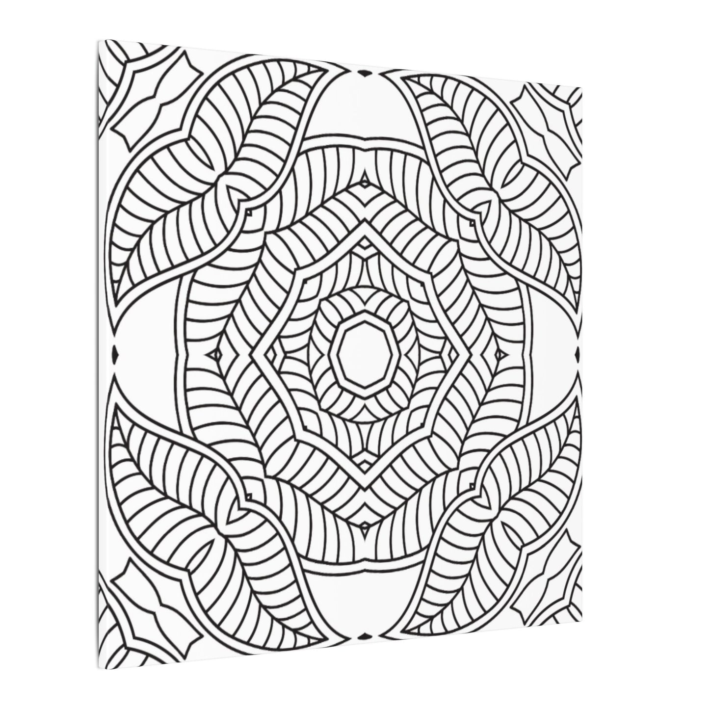Paint-Your-Own Mandala Canvas Design #31, Stretched, 0.75" (Multi-Size)