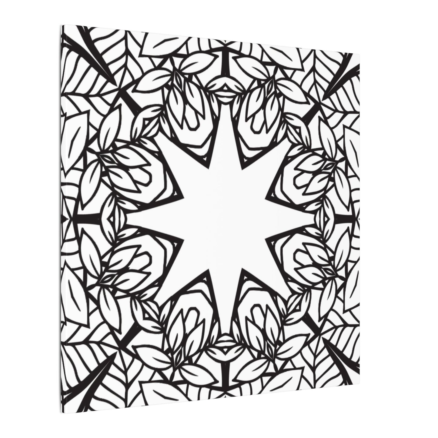Paint-Your-Own Mandala Canvas Design #3, Stretched, 0.75" (Multi-Size)
