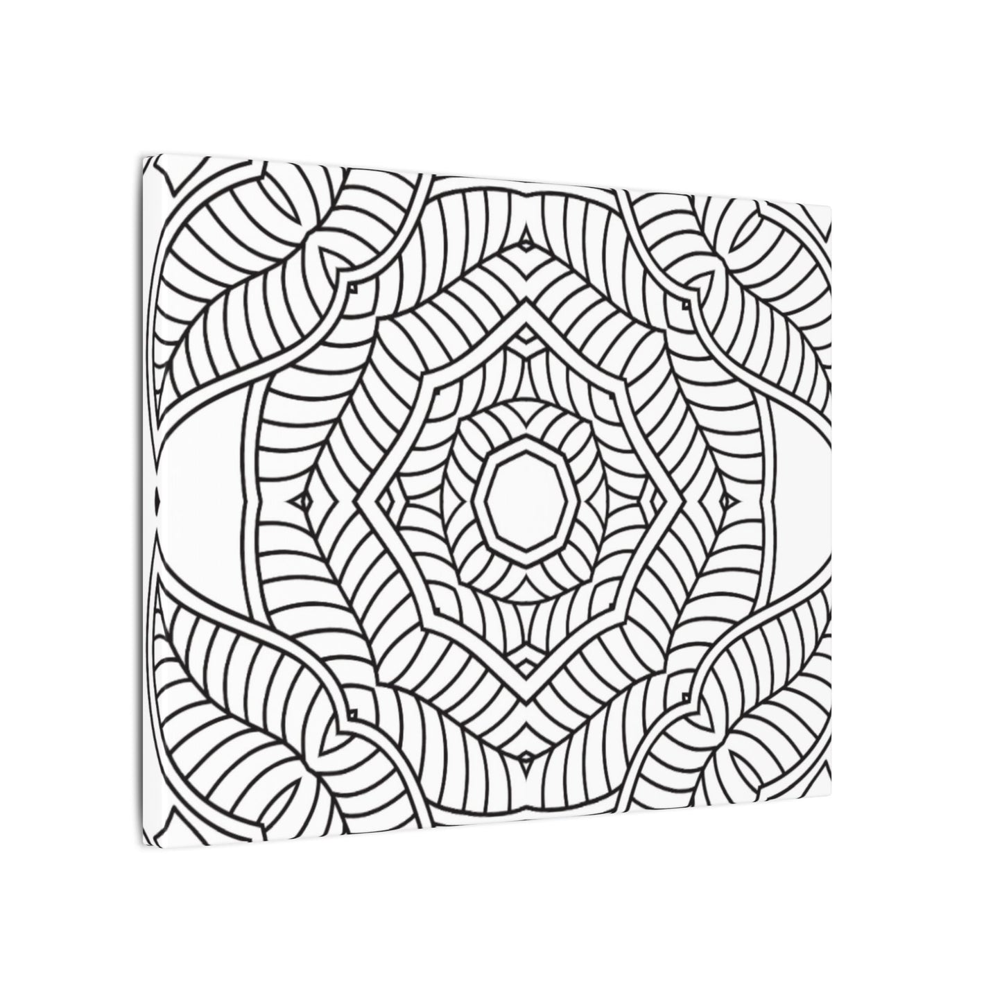 Paint-Your-Own Mandala Canvas Design #31, Stretched, 0.75" (Multi-Size)
