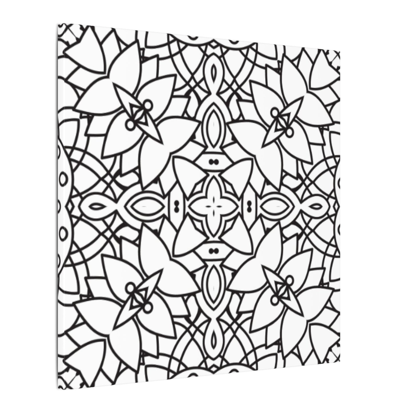 Paint-Your-Own Mandala Canvas Design #2, Stretched, 0.75" (Multi-Size)