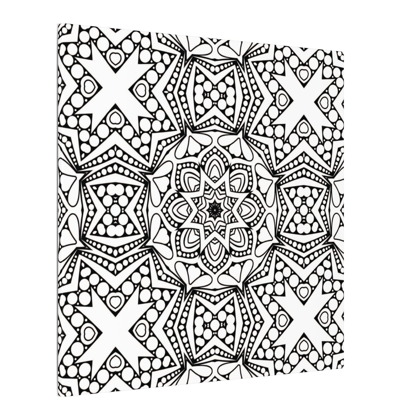 Paint-Your-Own Mandala Canvas Design #18, Stretched, 0.75" (Multi-Size)