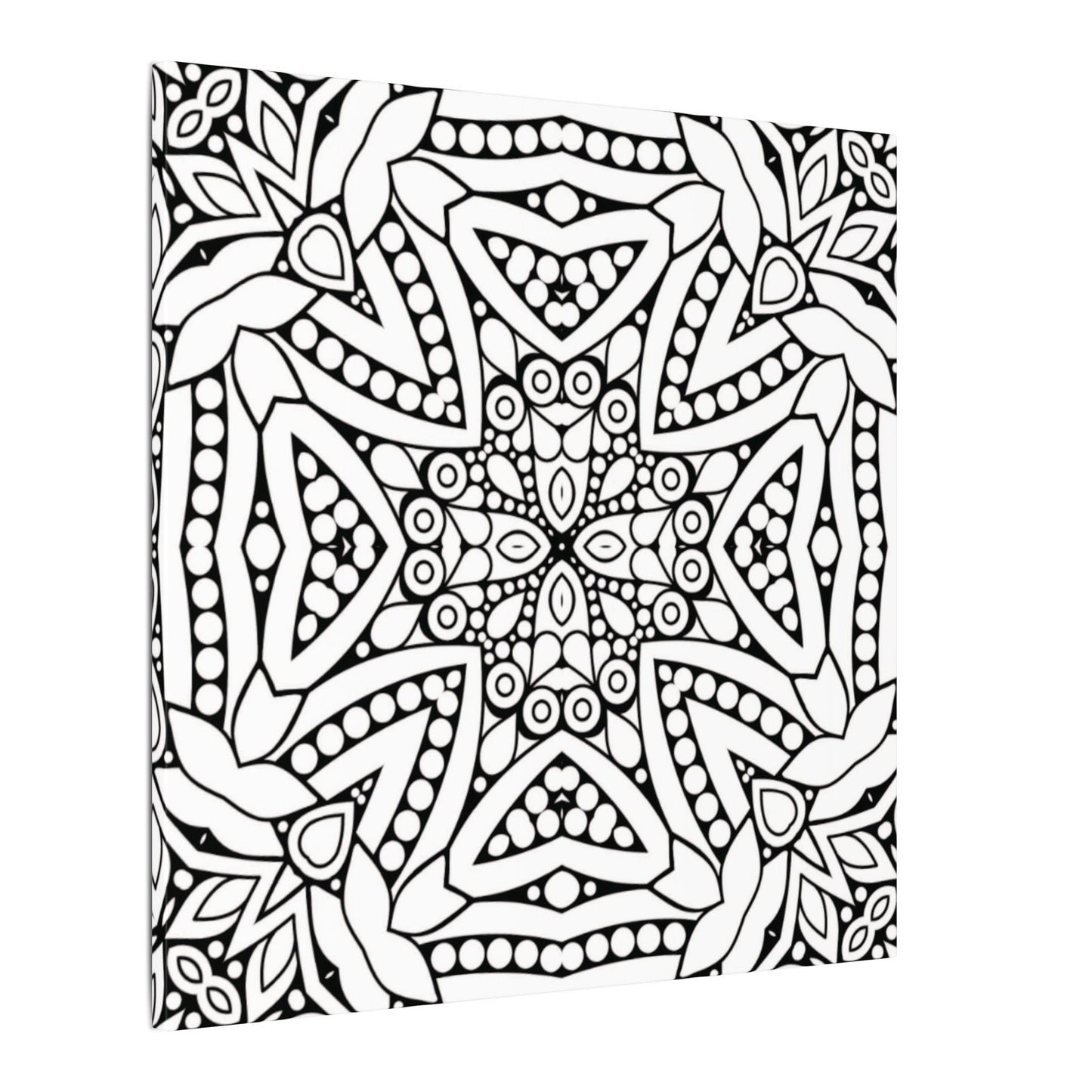 Paint-Your-Own Mandala Canvas Design #50, Stretched, 0.75" (Multi-Size)