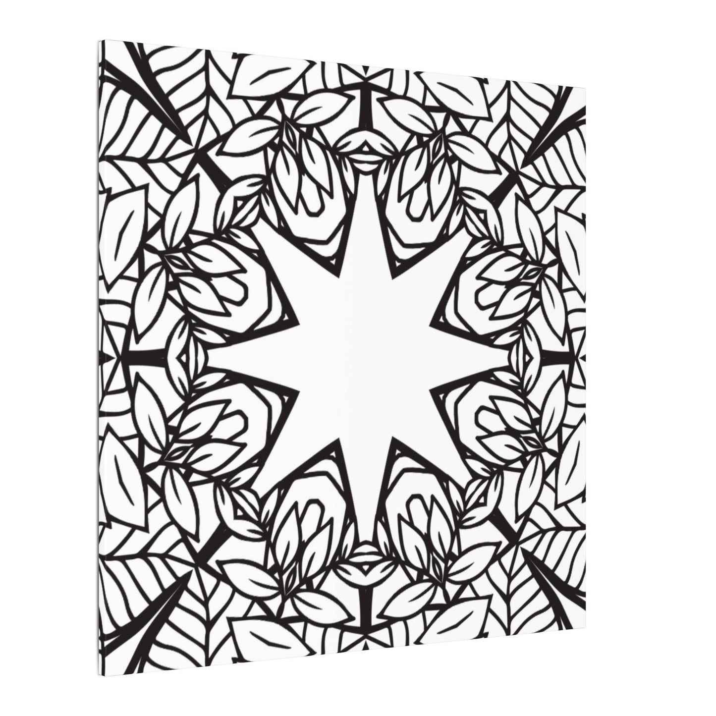Paint-Your-Own Mandala Canvas Design #3, Stretched, 0.75" (Multi-Size)
