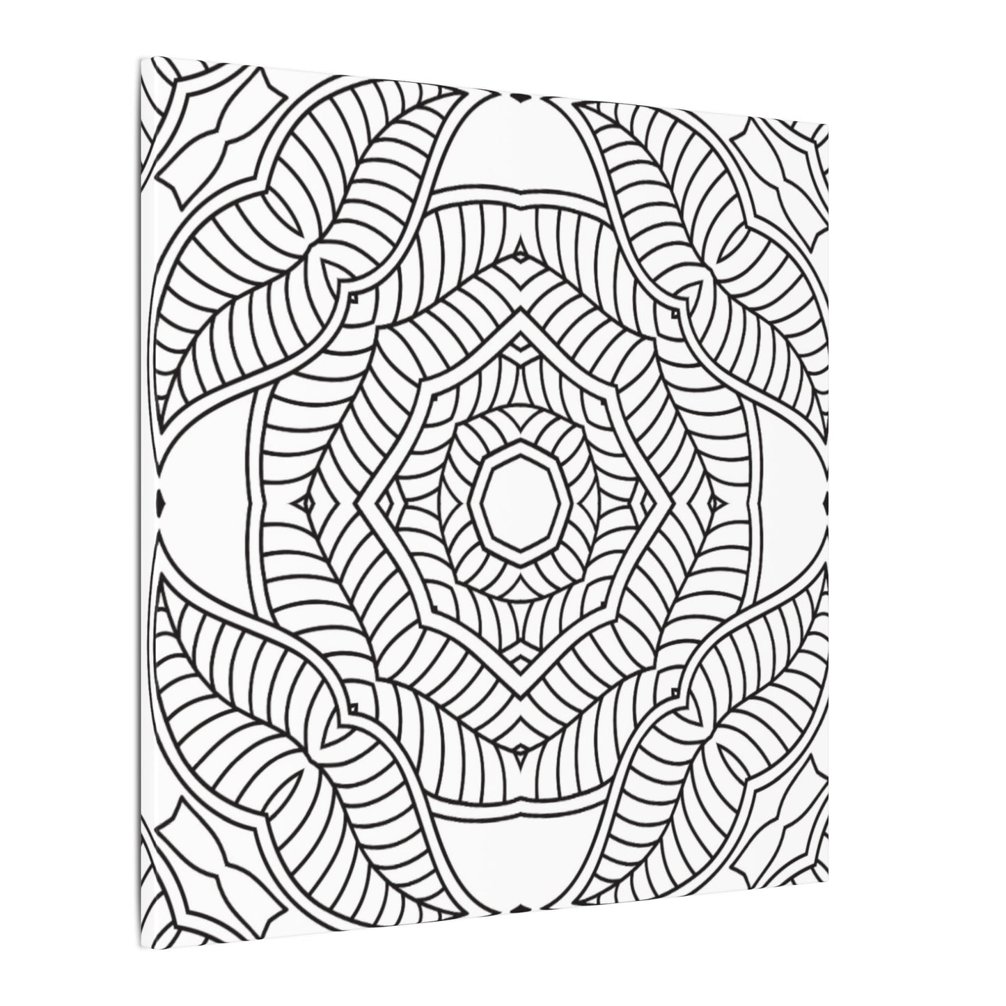Paint-Your-Own Mandala Canvas Design #31, Stretched, 0.75" (Multi-Size)