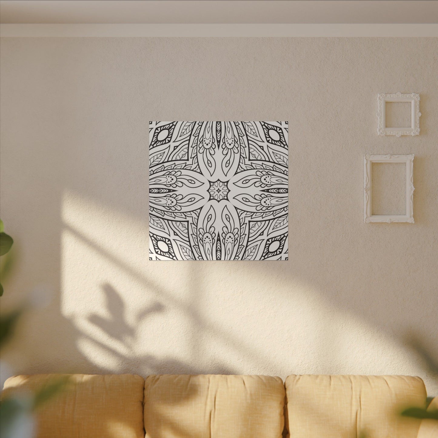 Paint-Your-Own Mandala Canvas Design #10, Stretched, 0.75" (Multi-Size)