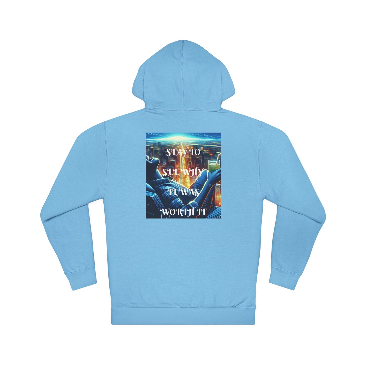 DECODED | STAY TO SEE WHY IT WAS WORTH IT | Unisex Hooded Sweatshirt
