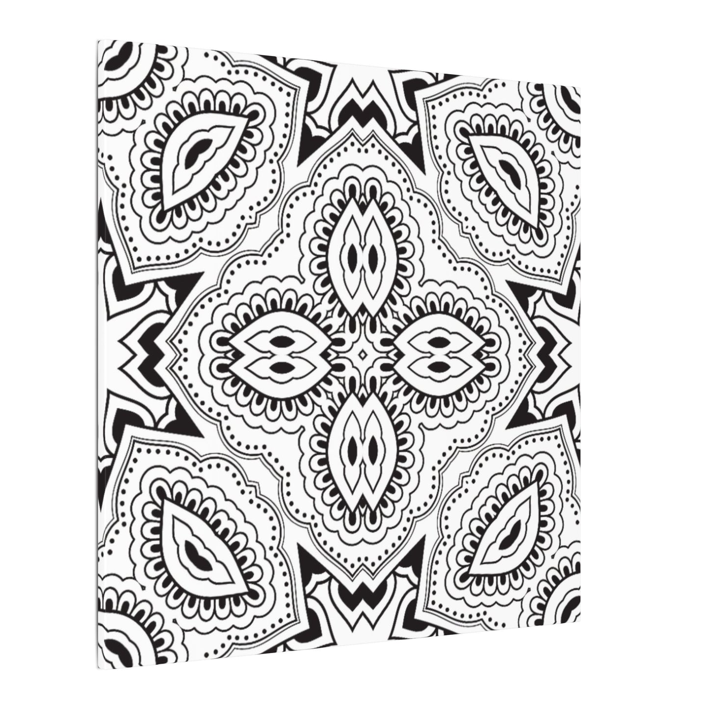 Paint-Your-Own Mandala Canvas Design #36, Stretched, 0.75" (Multi-Size)
