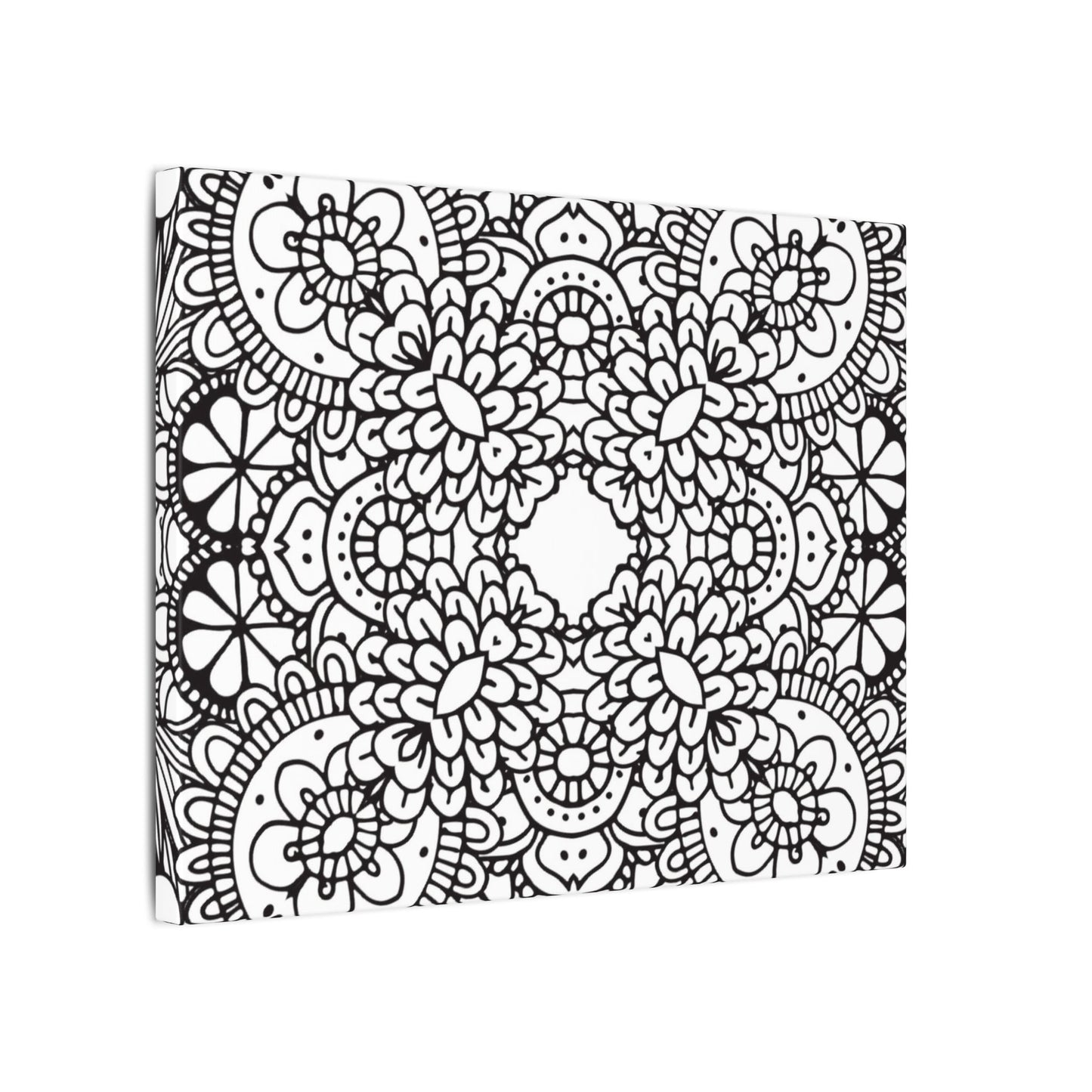 Paint-Your-Own Mandala Canvas Design #33, Stretched, 0.75" (Multi-Size)