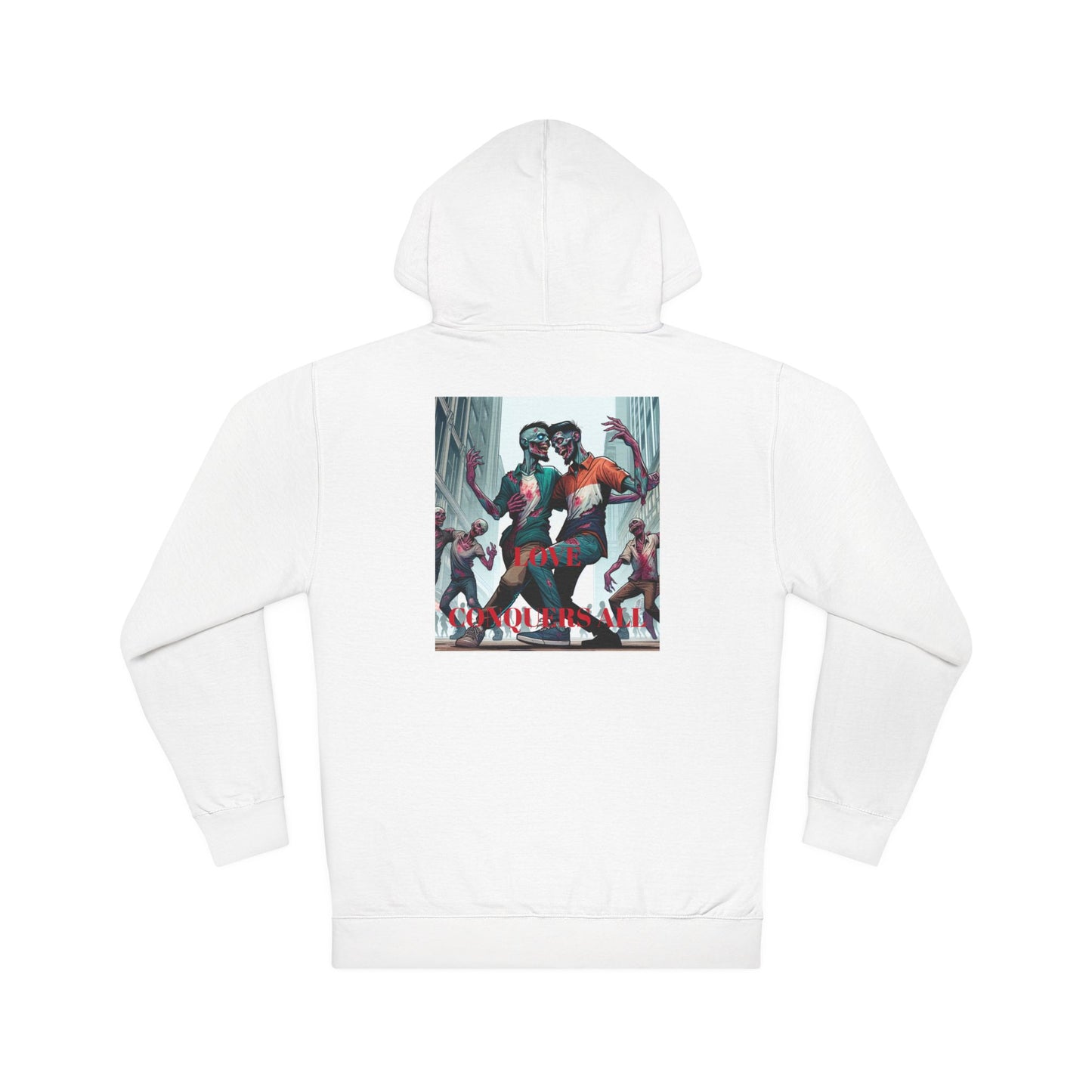 DECODED | LOVE CONQUERS ALL | Unisex Hooded Sweatshirt