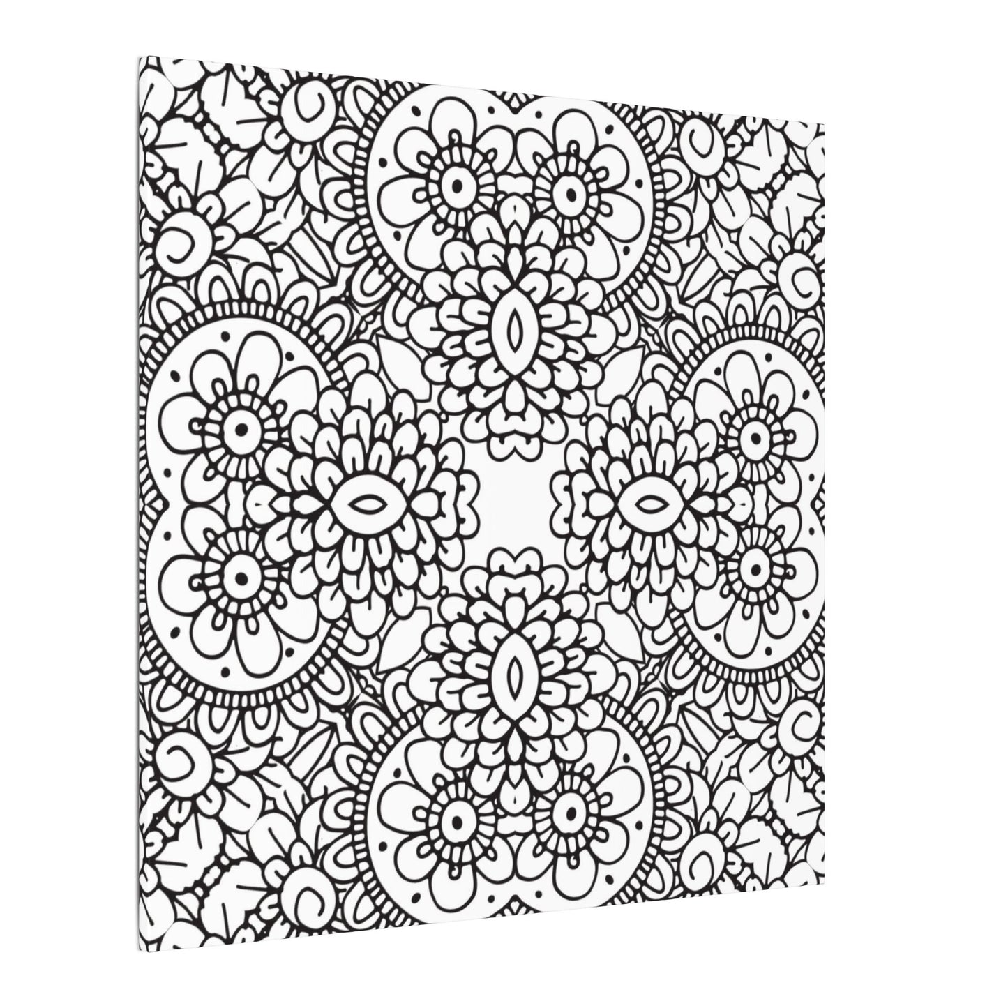 Paint-Your-Own Mandala Canvas Design #11, Stretched, 0.75" (Multi-Size)