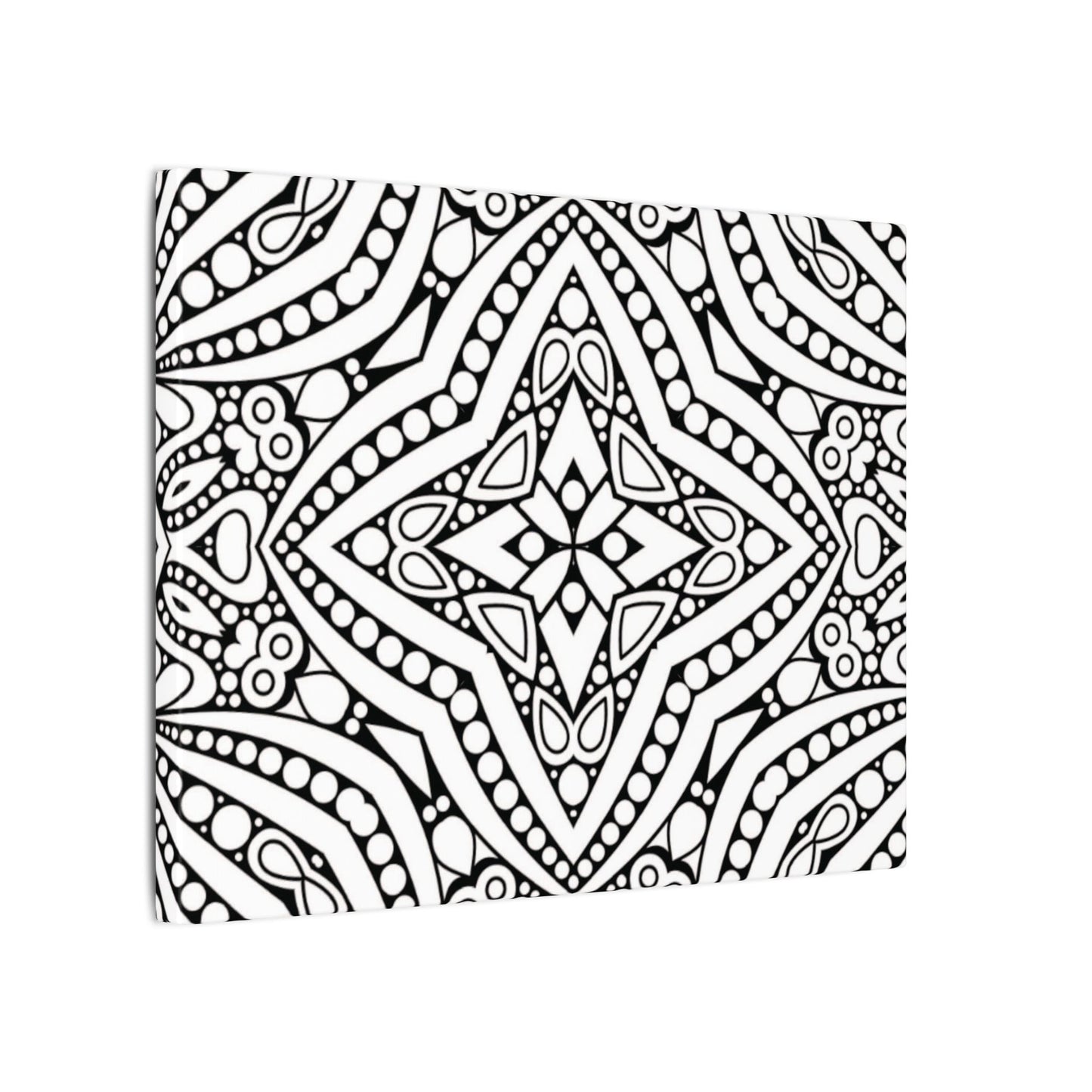 Paint-Your-Own Mandala Canvas Design #46, Stretched, 0.75" (Multi-Size)