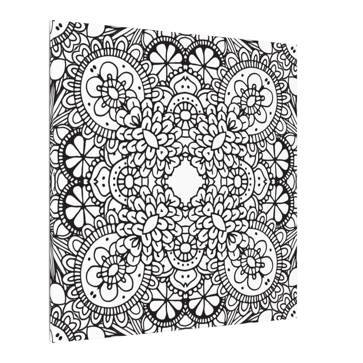 Paint-Your-Own Mandala Canvas Design #33, Stretched, 0.75" (Multi-Size)