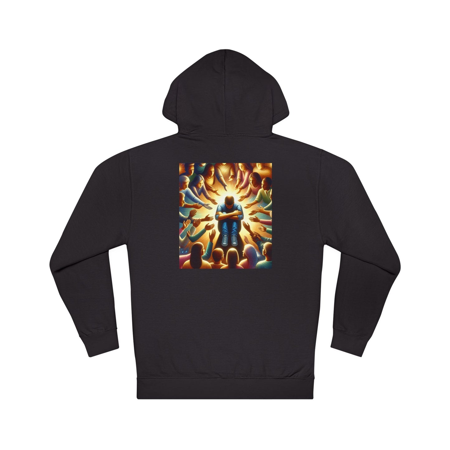 NO CODE | YOU ARE NOT ALONE | Unisex Hooded Sweatshirt