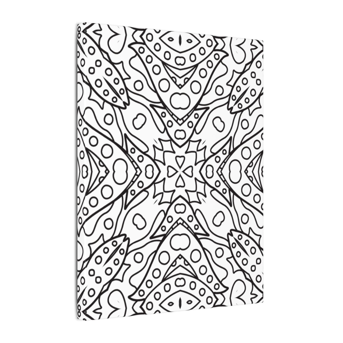 Paint-Your-Own Mandala Canvas Design #22, Stretched, 0.75" (Multi-Size)