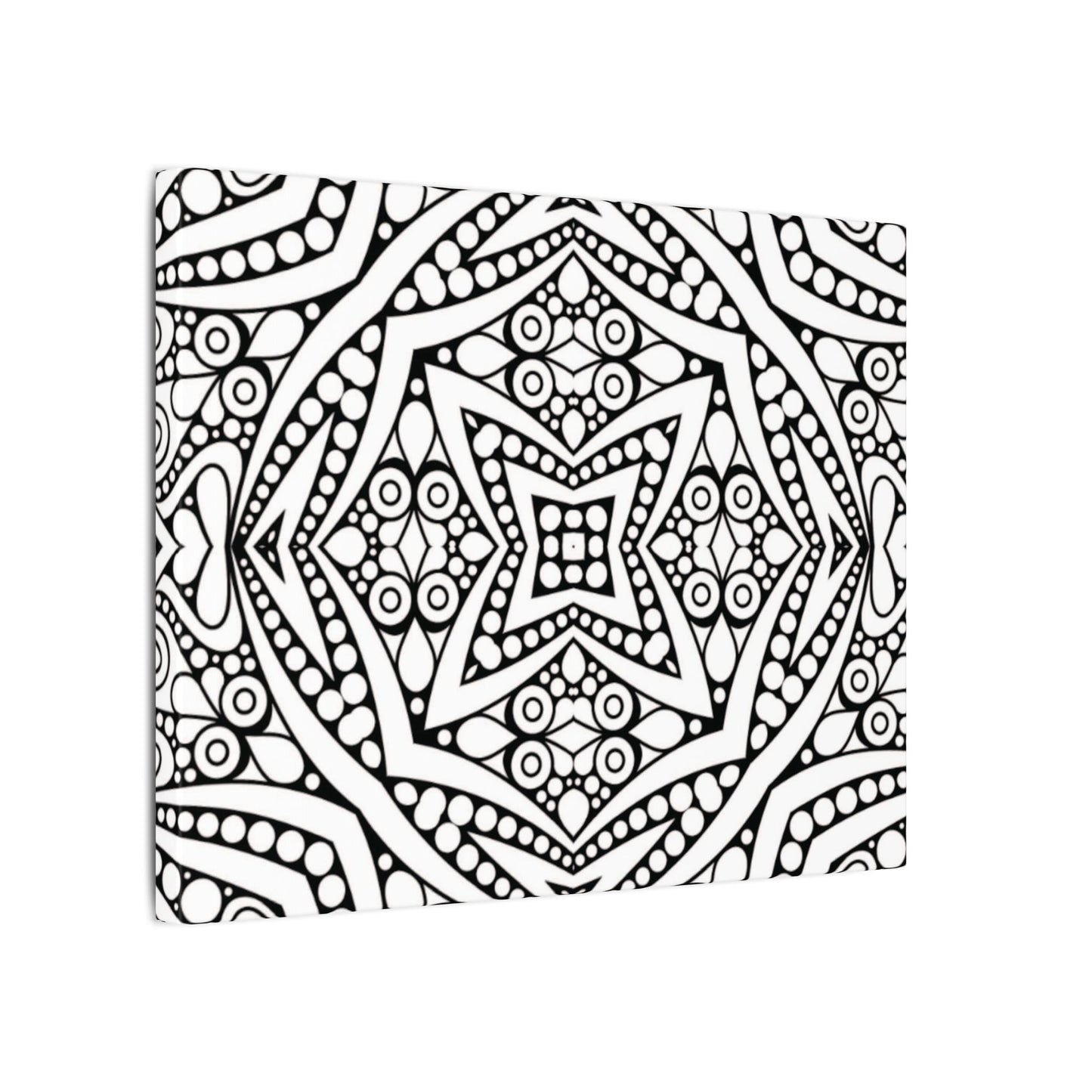 Paint-Your-Own Mandala Canvas Design #38, Stretched, 0.75" (Multi-Size)