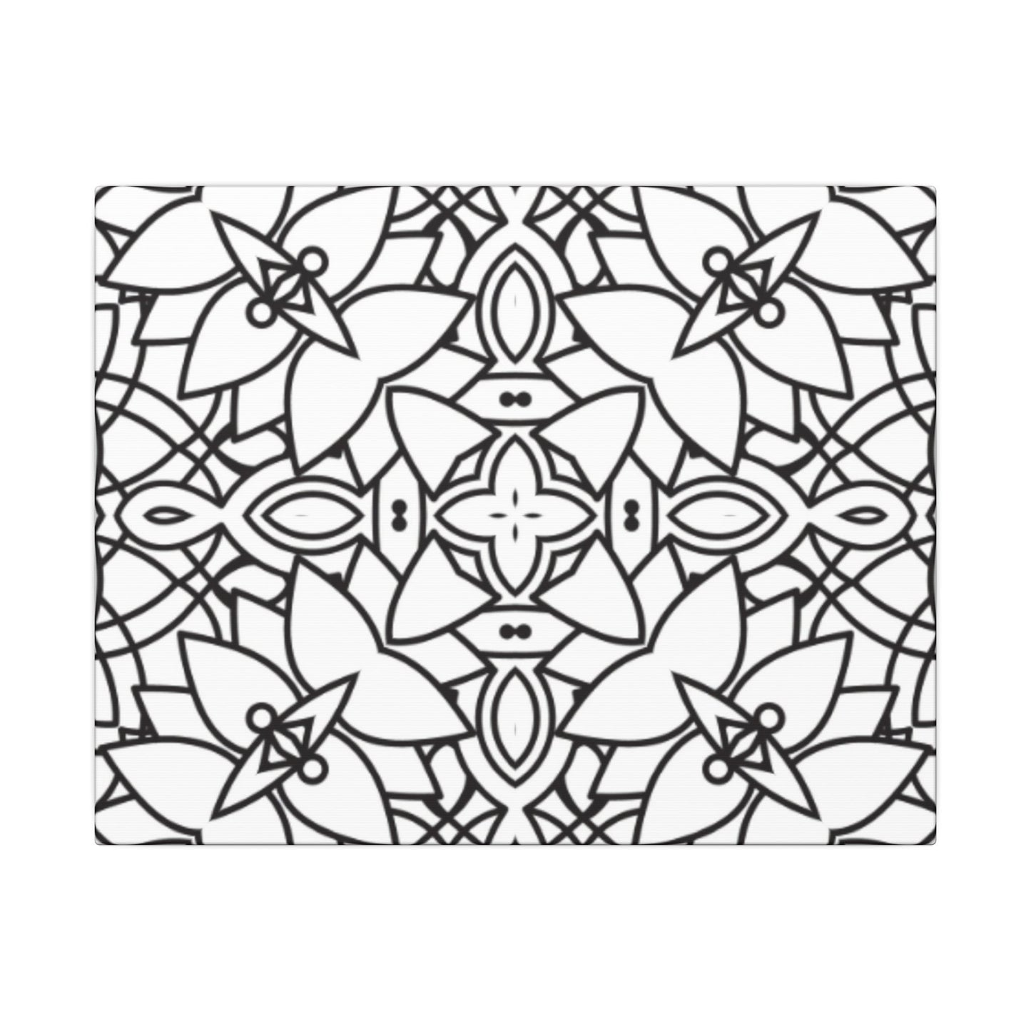 Paint-Your-Own Mandala Canvas Design #2, Stretched, 0.75" (Multi-Size)