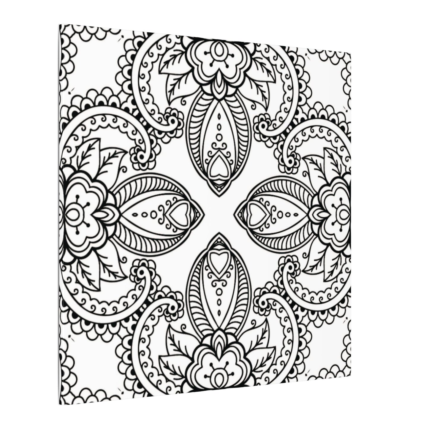 Paint-Your-Own Mandala Canvas Design #34, Stretched, 0.75" (Multi-Size)