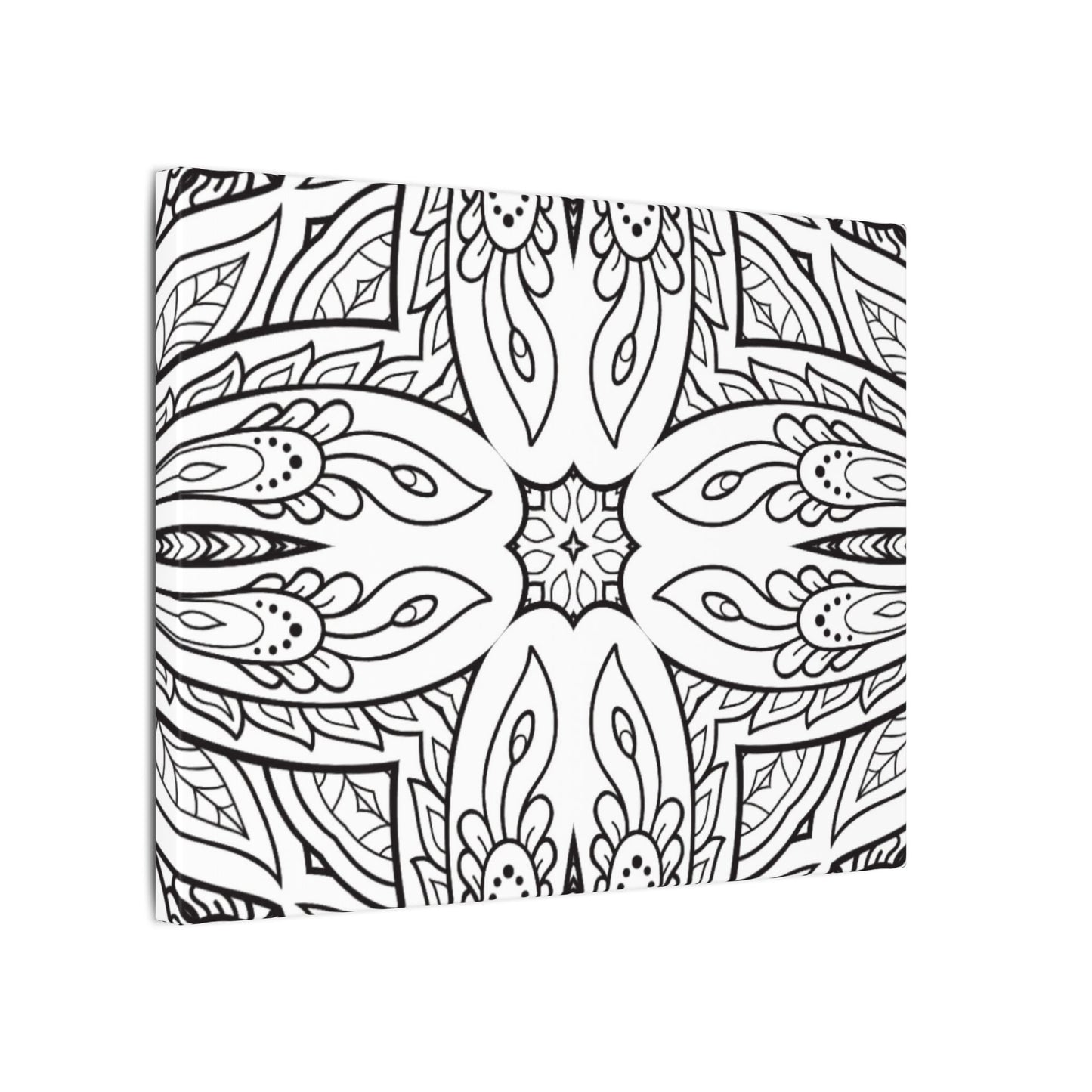 Paint-Your-Own Mandala Canvas Design #10, Stretched, 0.75" (Multi-Size)