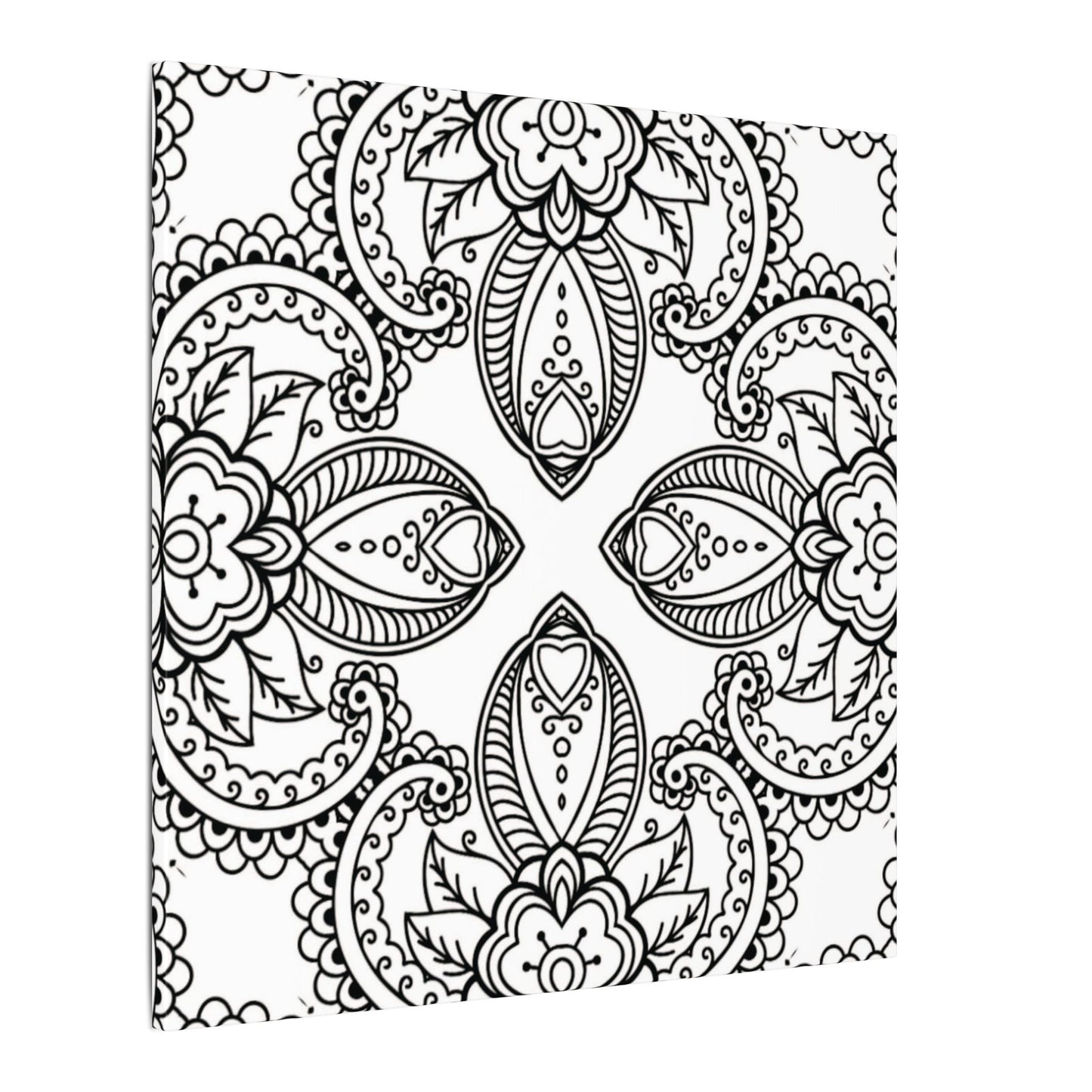 Paint-Your-Own Mandala Canvas Design #34, Stretched, 0.75" (Multi-Size)