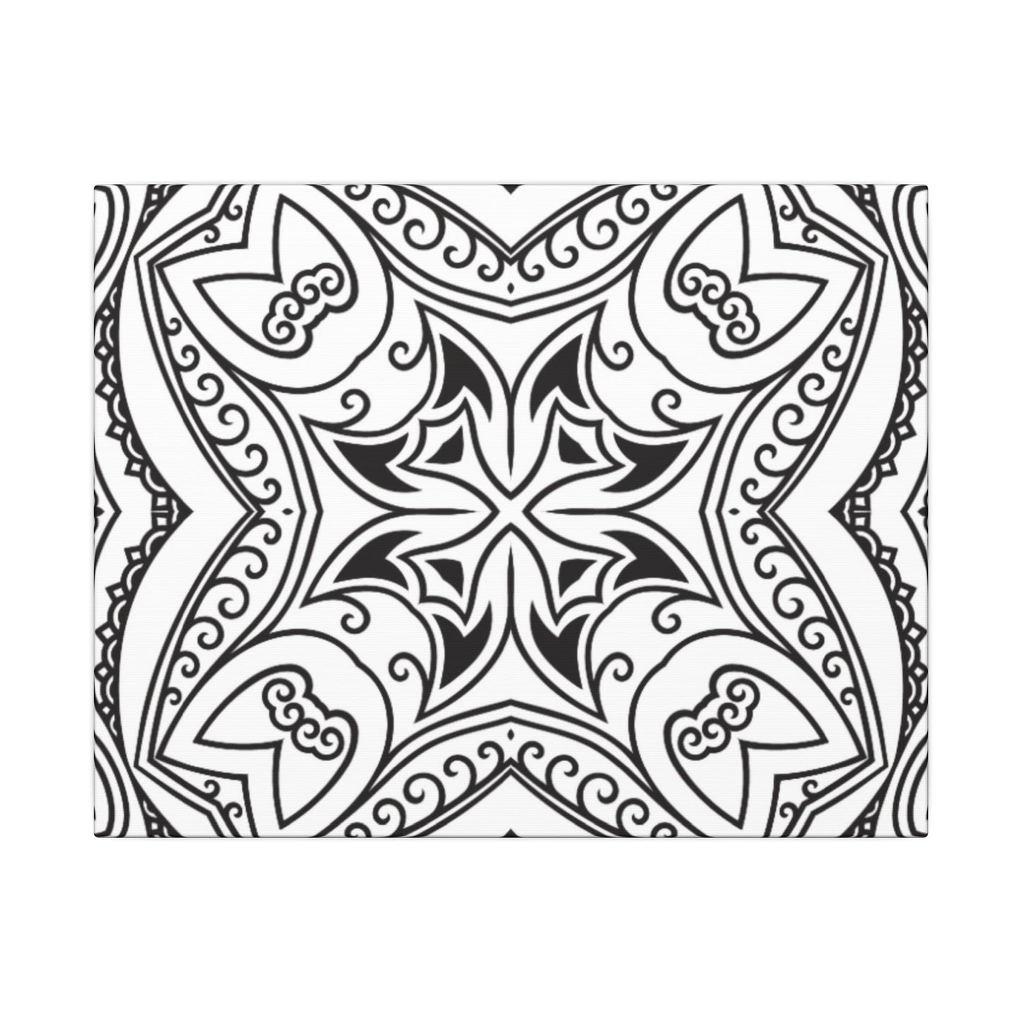 Paint-Your-Own Mandala Canvas Design #13, Stretched, 0.75" (Multi-Size)
