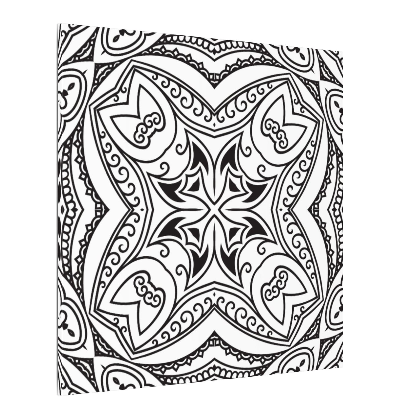 Paint-Your-Own Mandala Canvas Design #13, Stretched, 0.75" (Multi-Size)