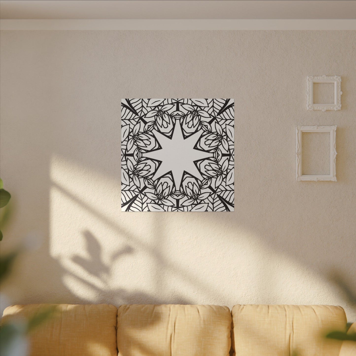 Paint-Your-Own Mandala Canvas Design #3, Stretched, 0.75" (Multi-Size)